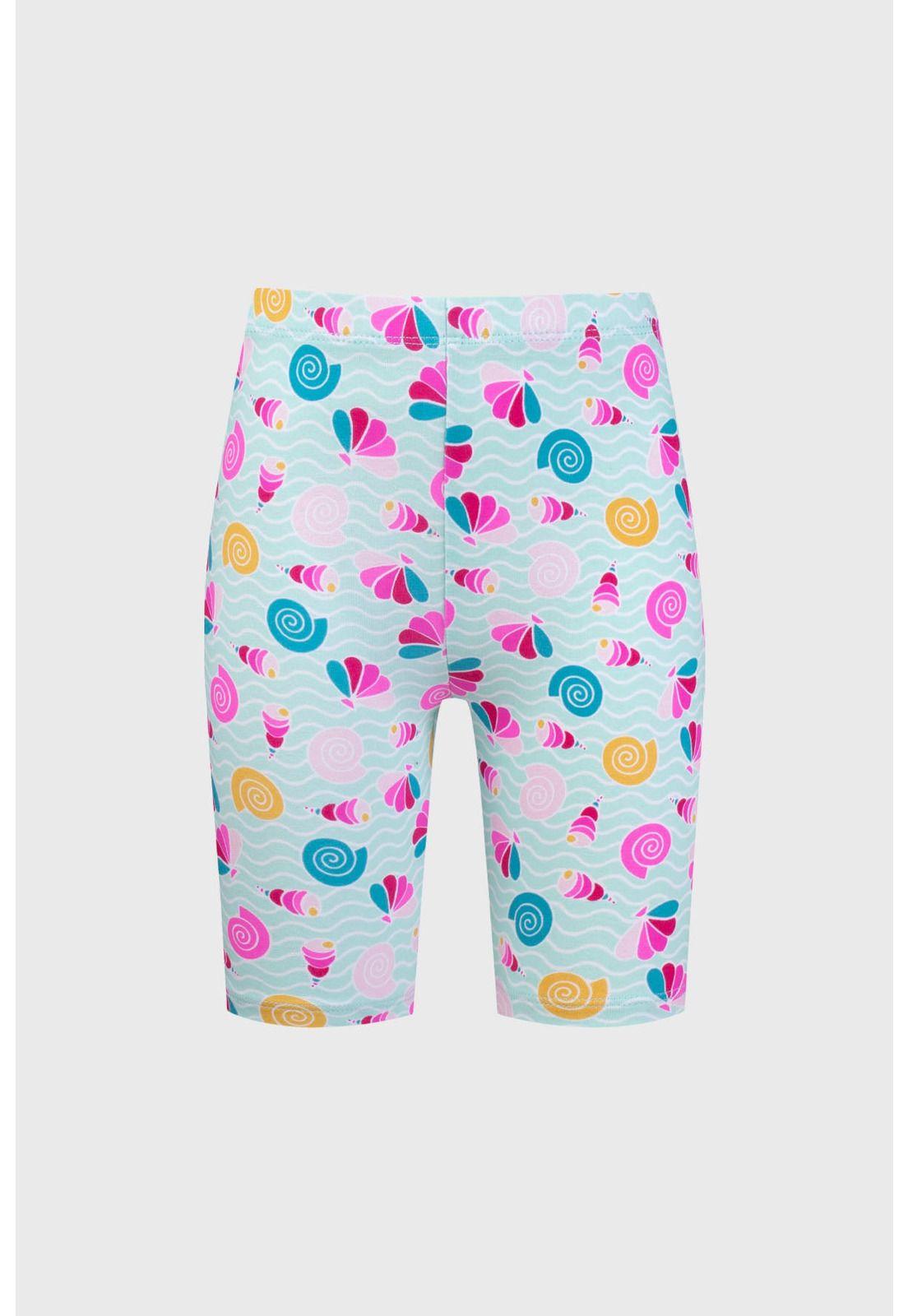 Calza Niña Biker Toddler Verde Claro-2