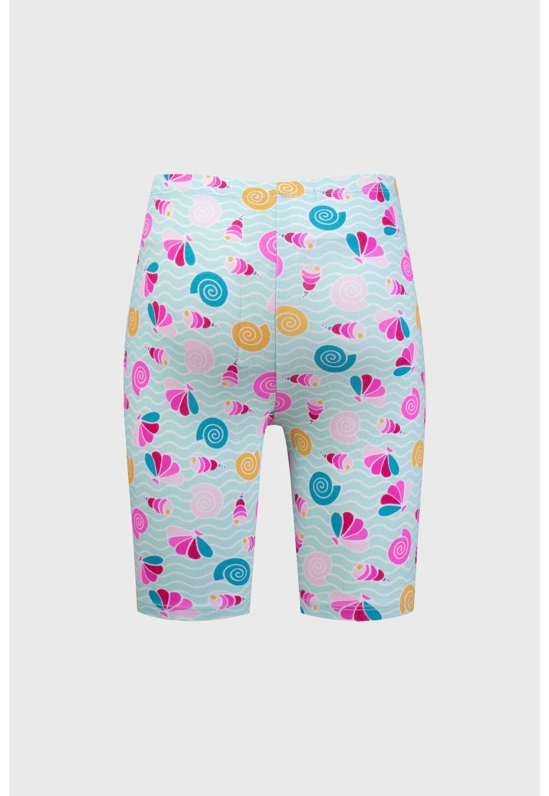 Calza Niña Biker Toddler Verde Claro-4