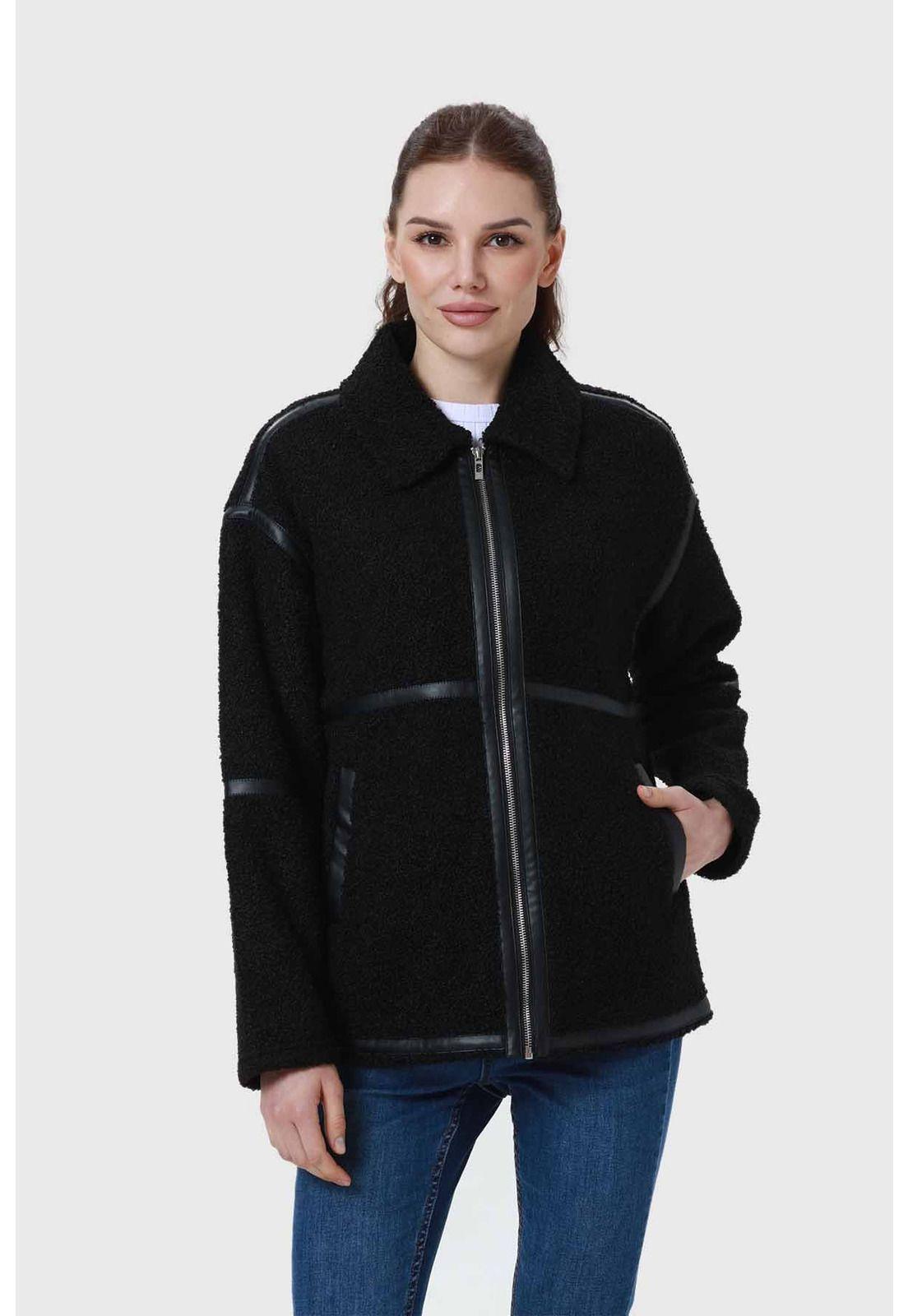 Polar Mujer Tipo Chaqueta Negro - ll-0