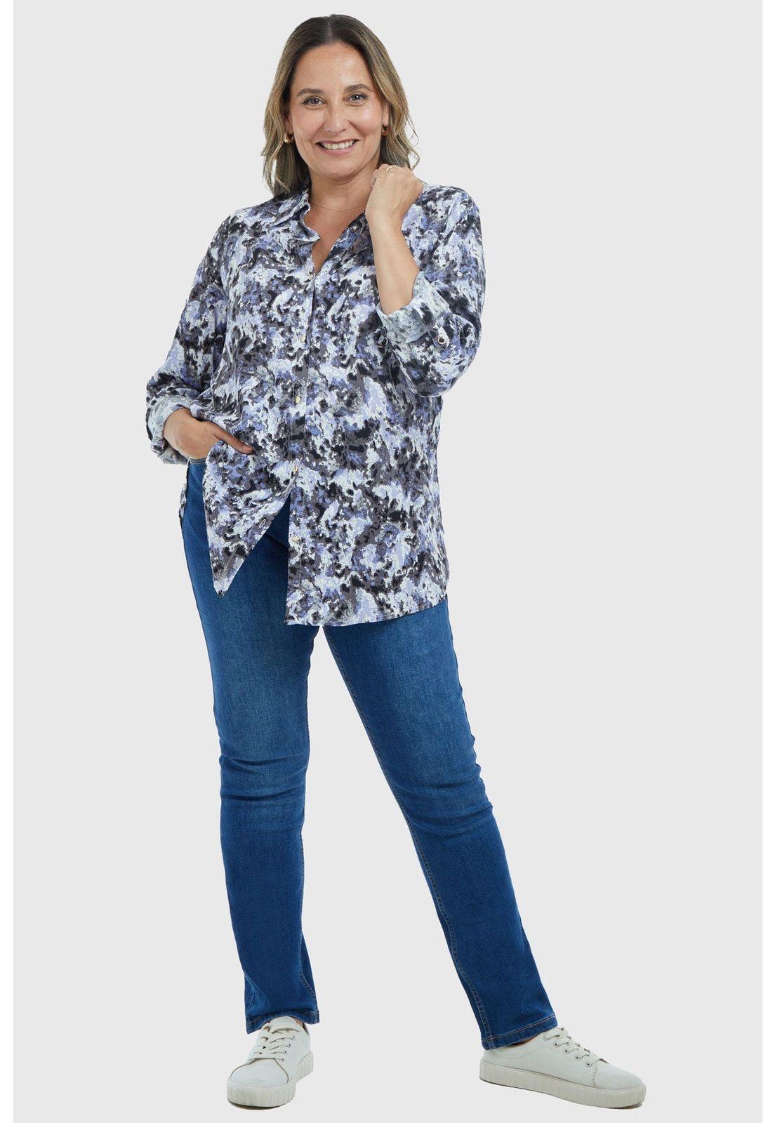 Blusa Mujer Estampada Negro - lll-3