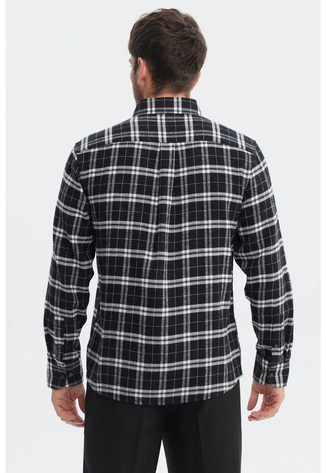 Camisa Hombre Franela Básica Marengo-2