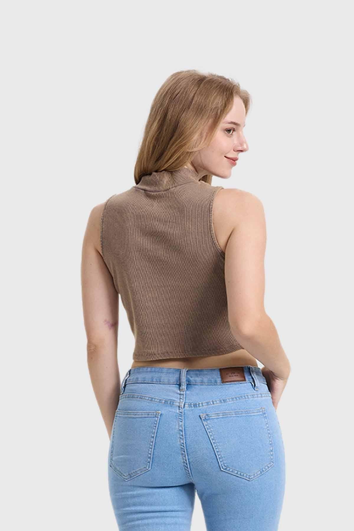 Polera Mujer Gris-2