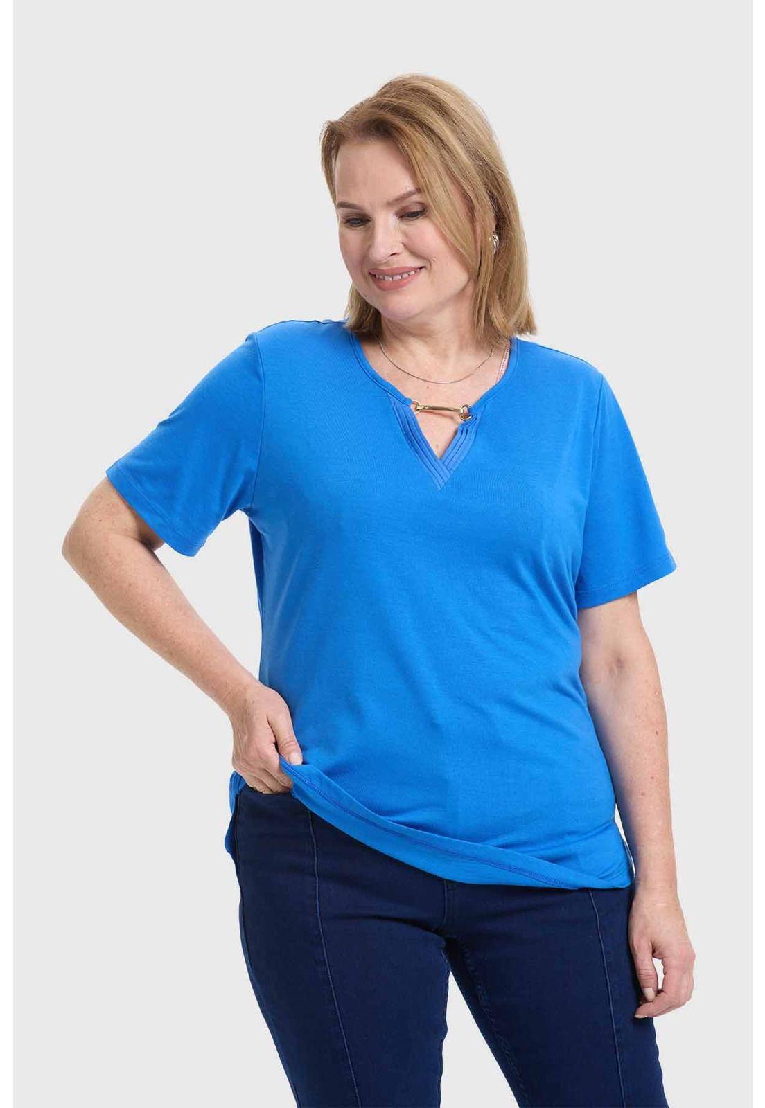 Polera Mujer Apertura Azul-1