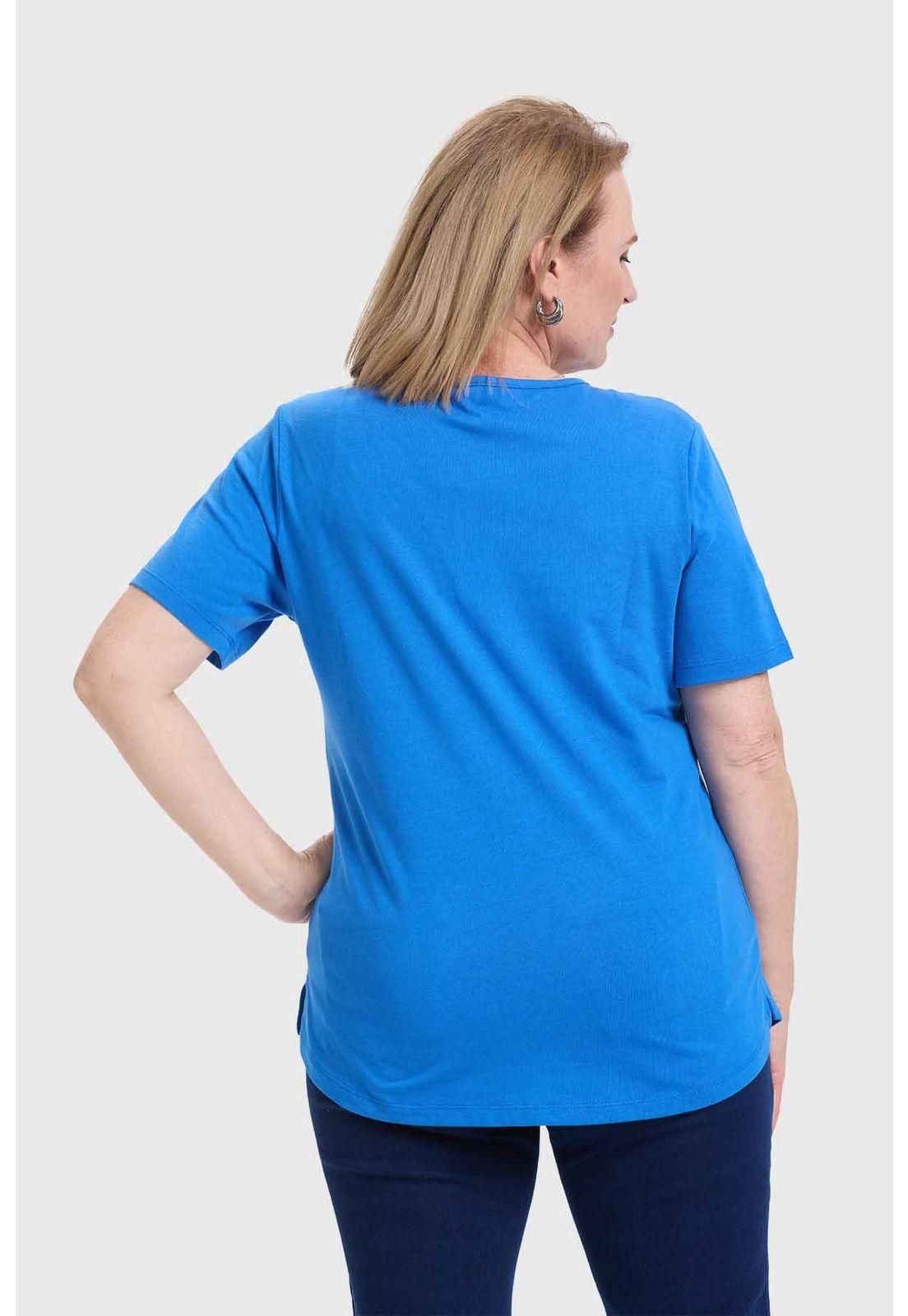Polera Mujer Apertura Azul-2