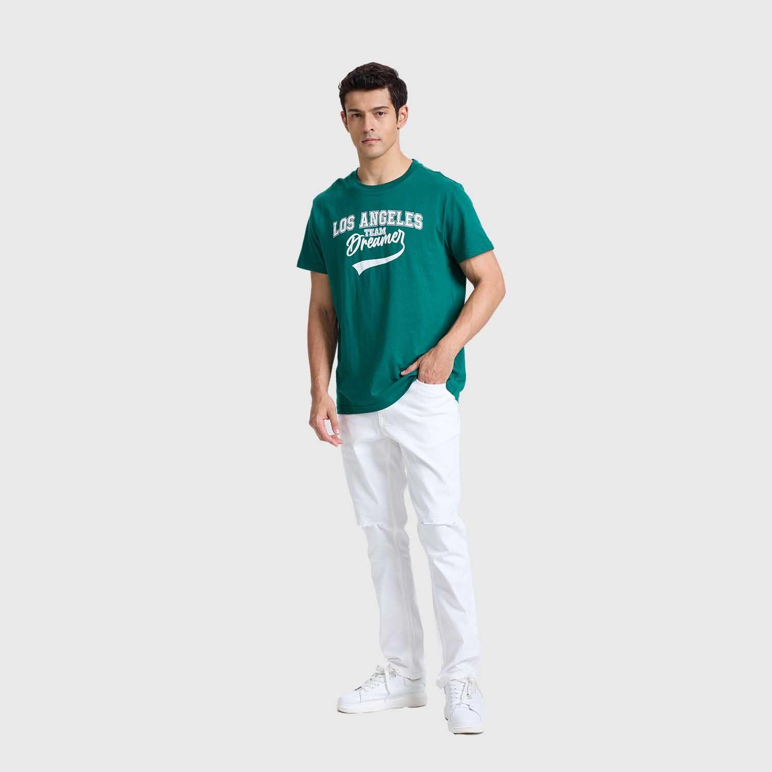 Polera Hombre College Verde Fashions Park-3