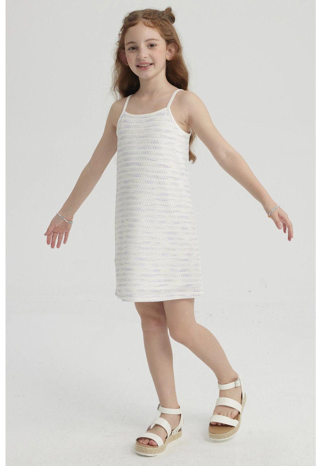Vestido Niña Tejido Lila-2