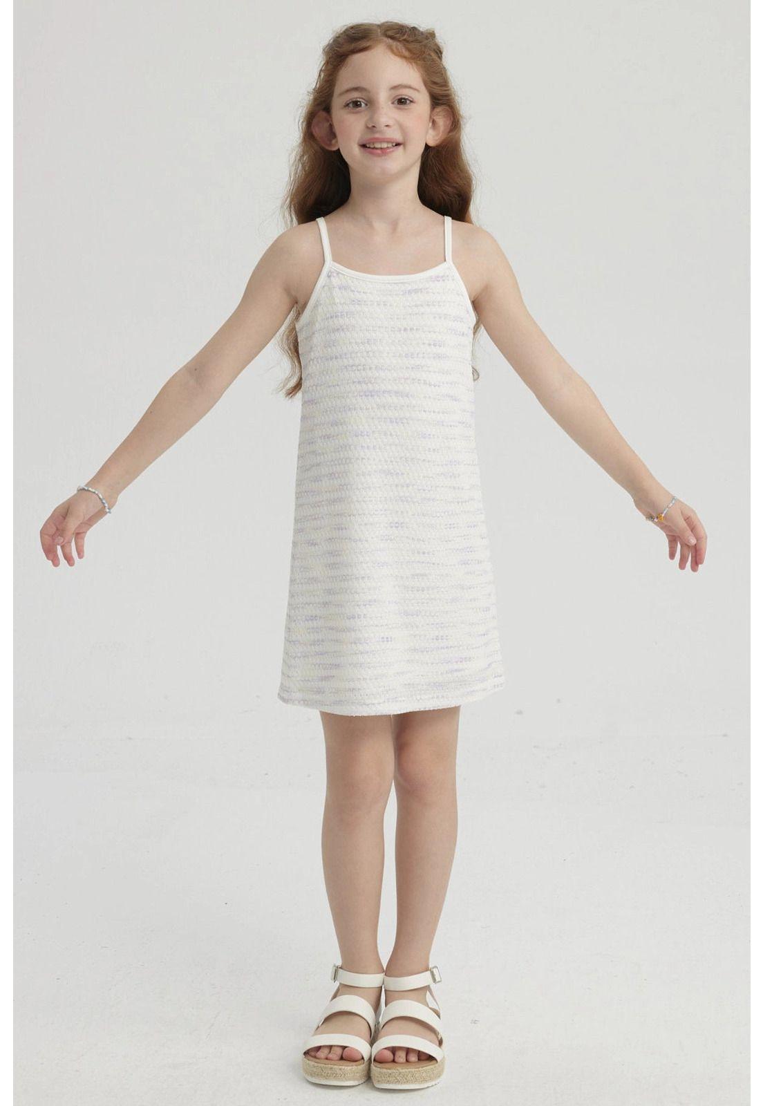 Vestido Niña Tejido Lila-3