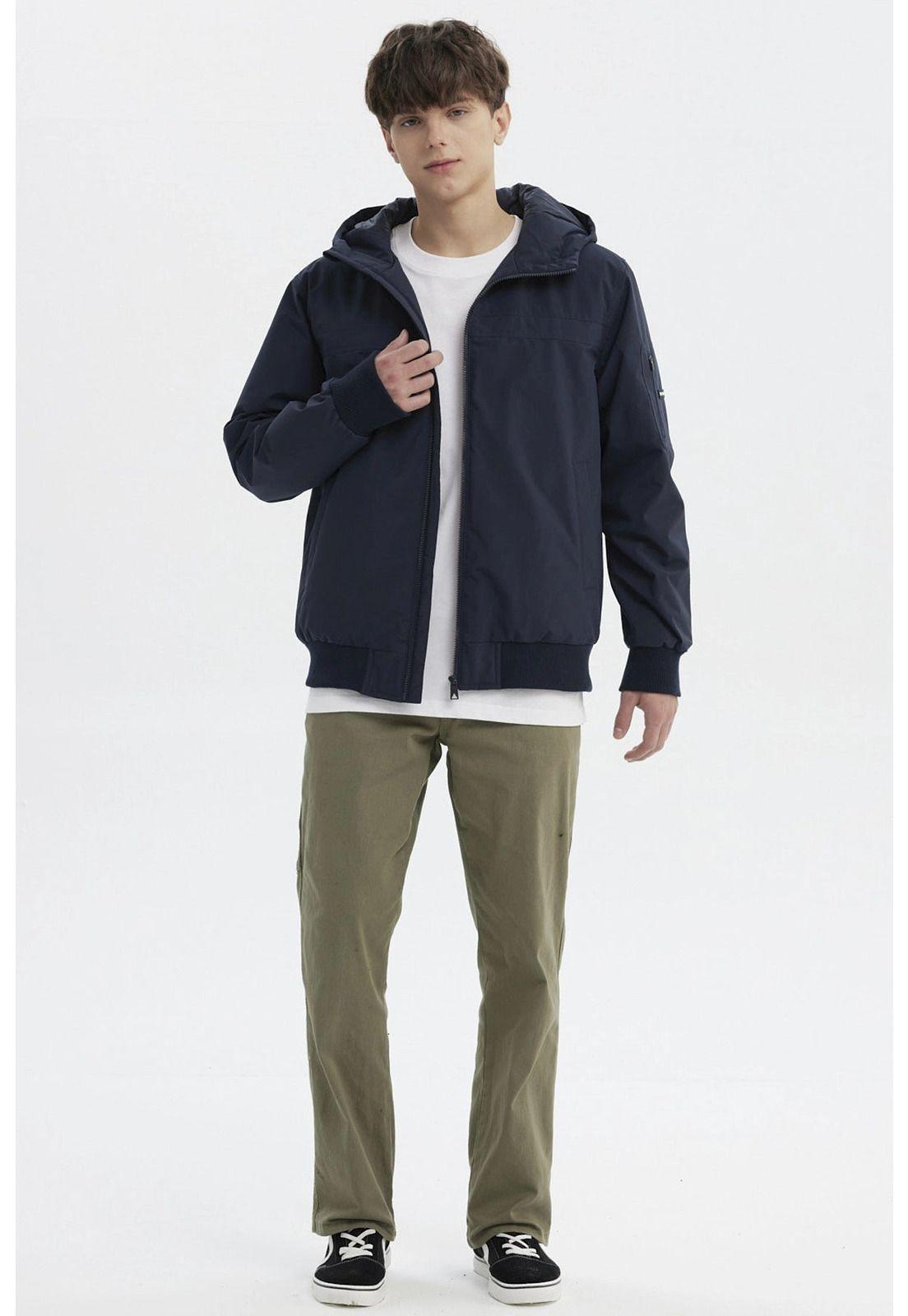 Chaqueta Hombre Slim Juvenil Azul - ll-3