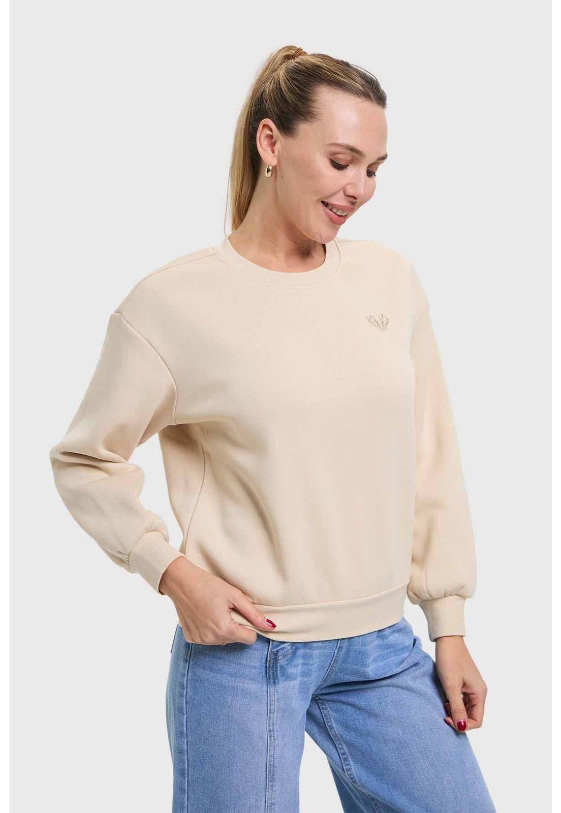 Polerón Mujer Beige-1