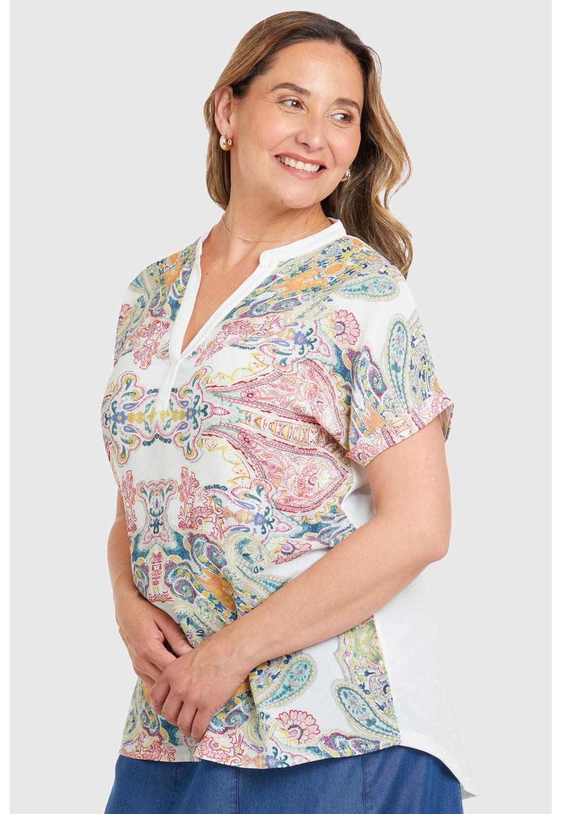 Polera Print Delantero Crudo-1