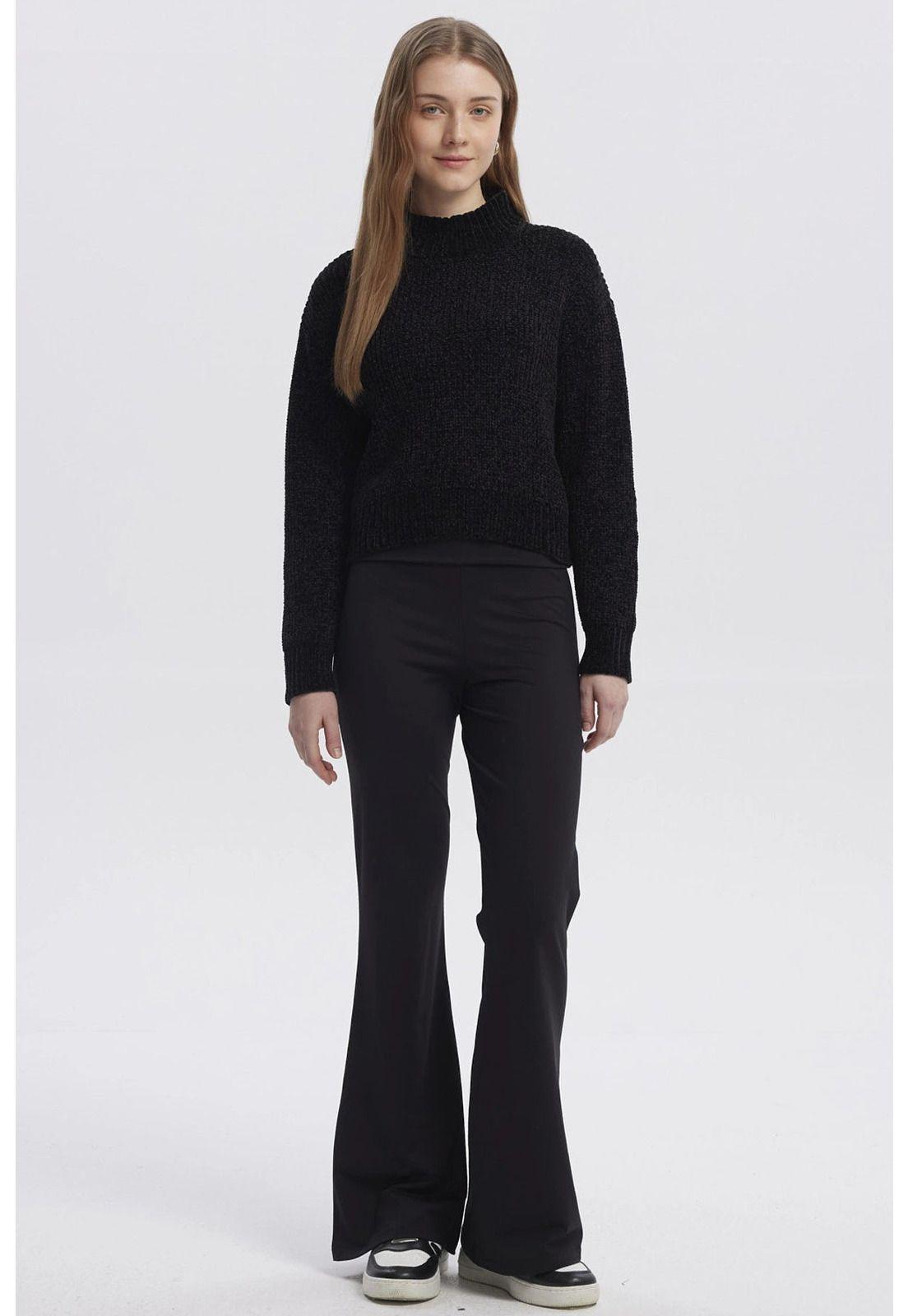 Sweater Mujer Juvenil Negro - X-3