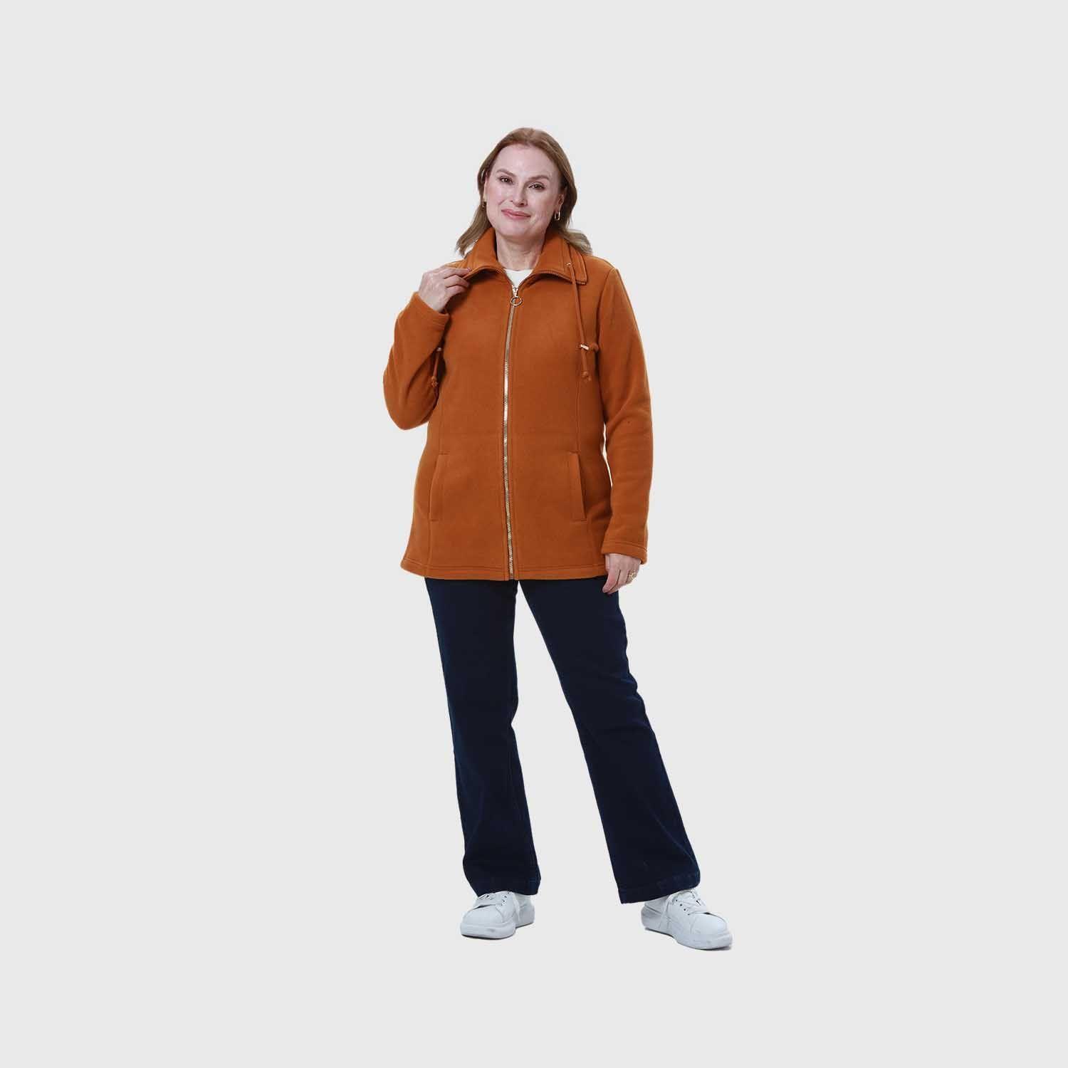 Polar Mujer Casual Básico Camel Fashion's Park-3