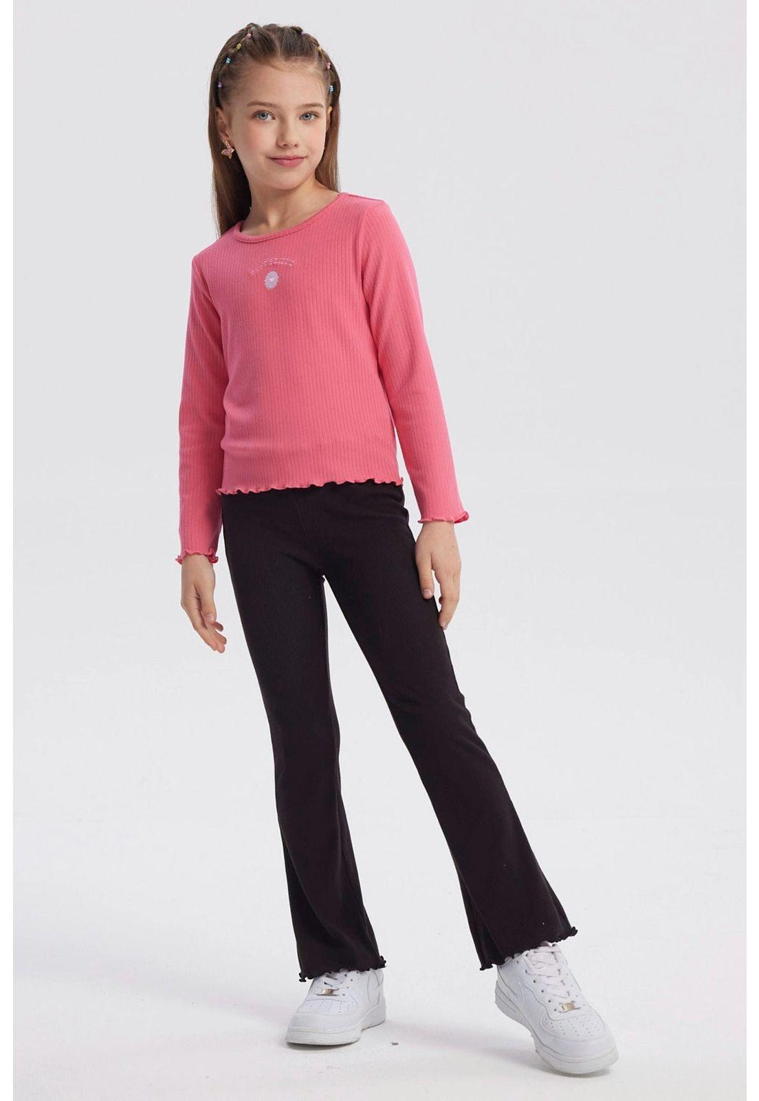 Polera Niña Slim Fucsia-3