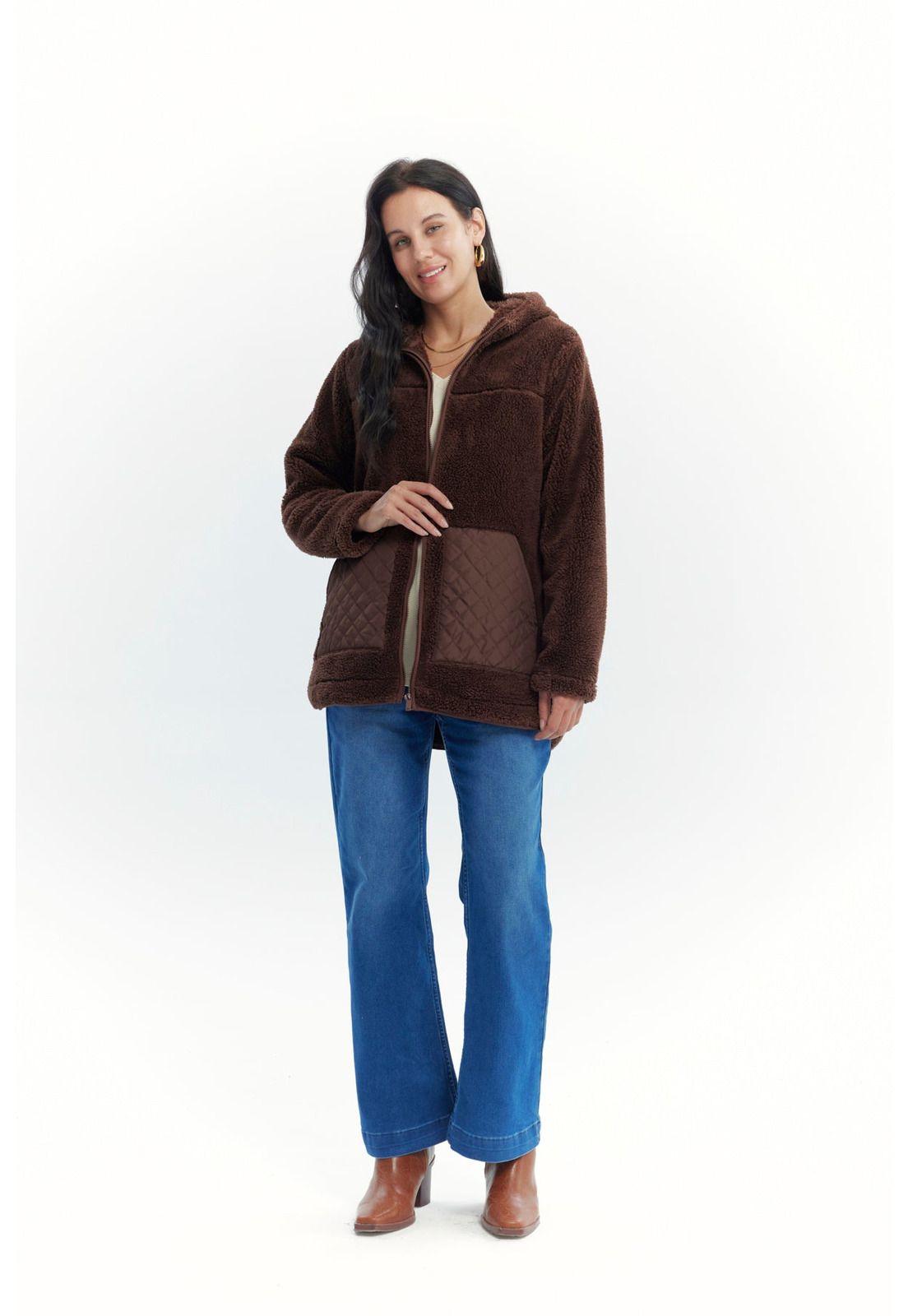 Polar Mujer Corderito Café - ll-3
