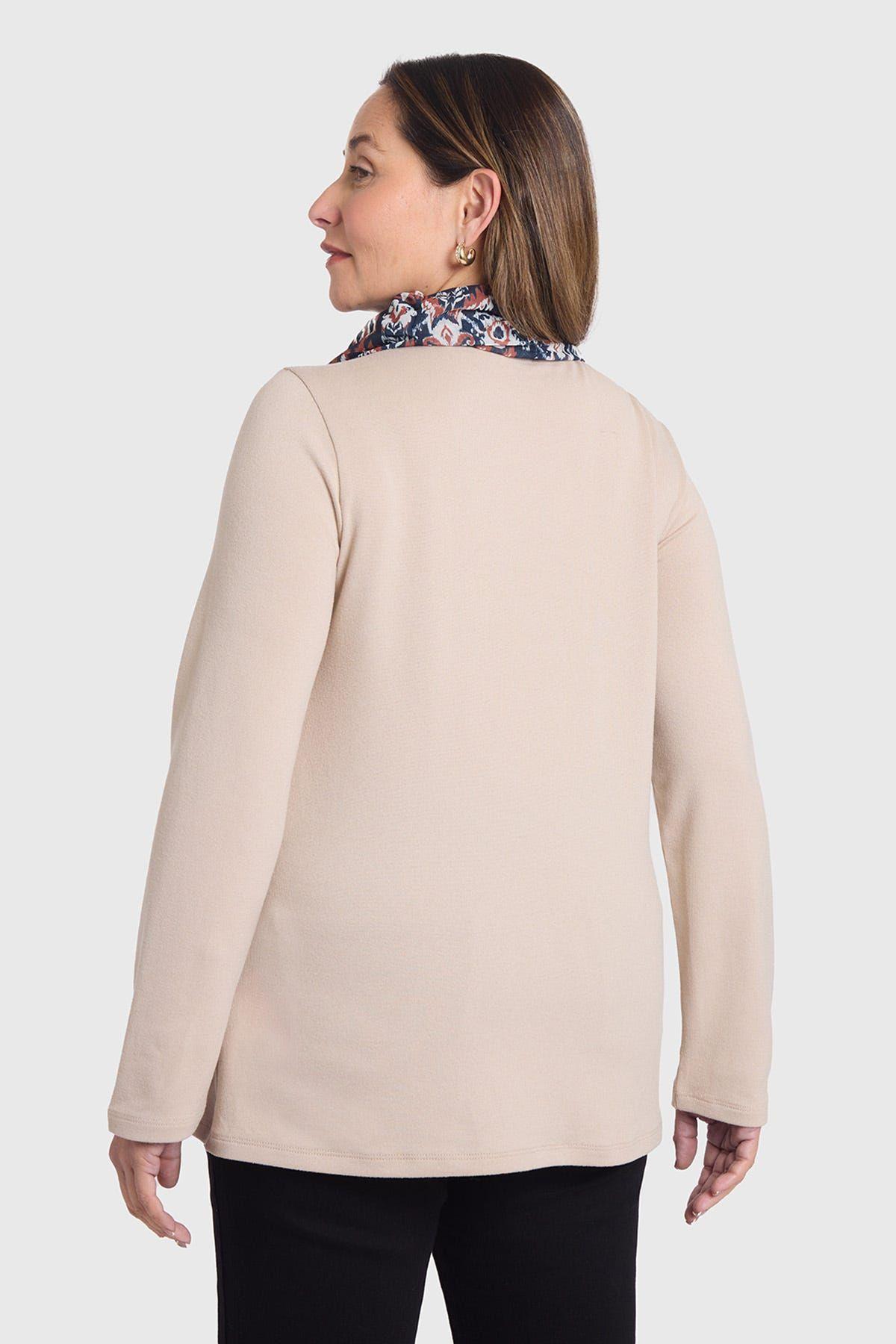 Sweater Mujer Pañuelo Arena-2