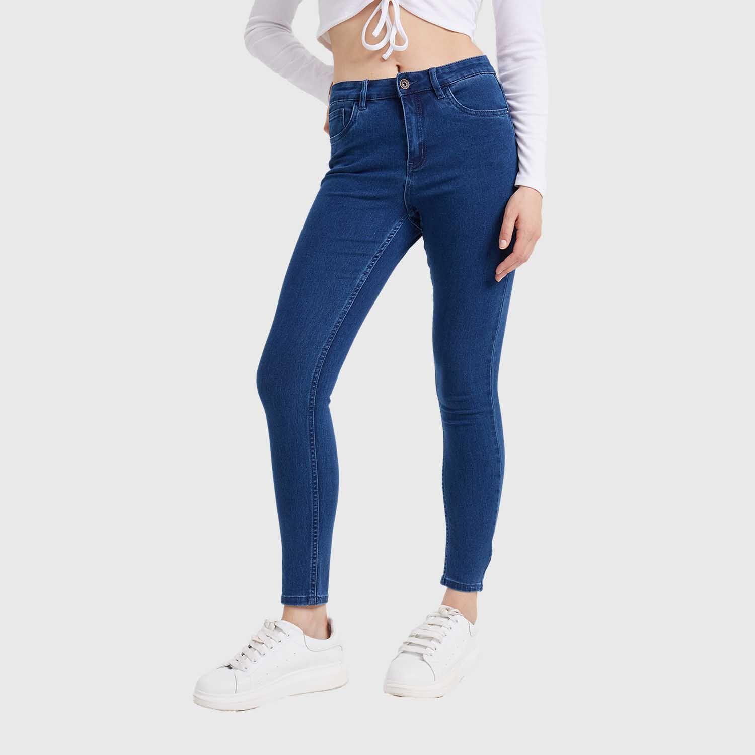 Jeans Mujer Super Skinny Emilia Azul-1