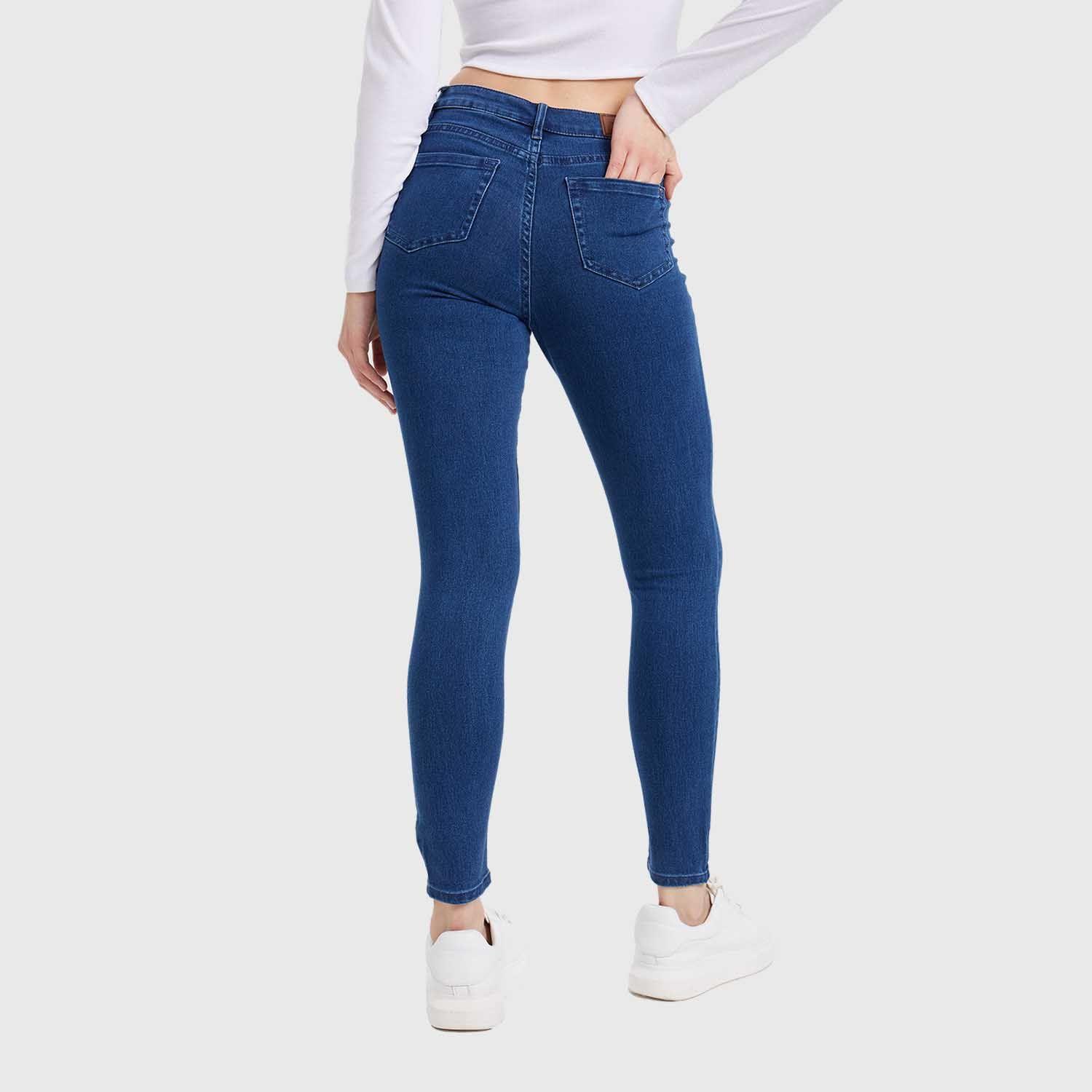 Jeans Mujer Super Skinny Emilia Azul-2