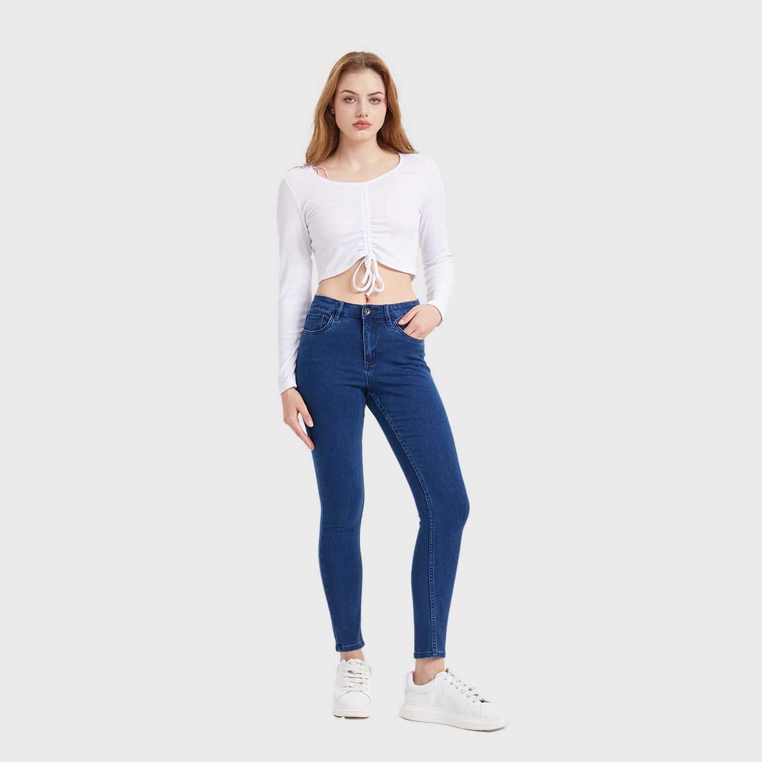 Jeans Mujer Super Skinny Emilia Azul-3