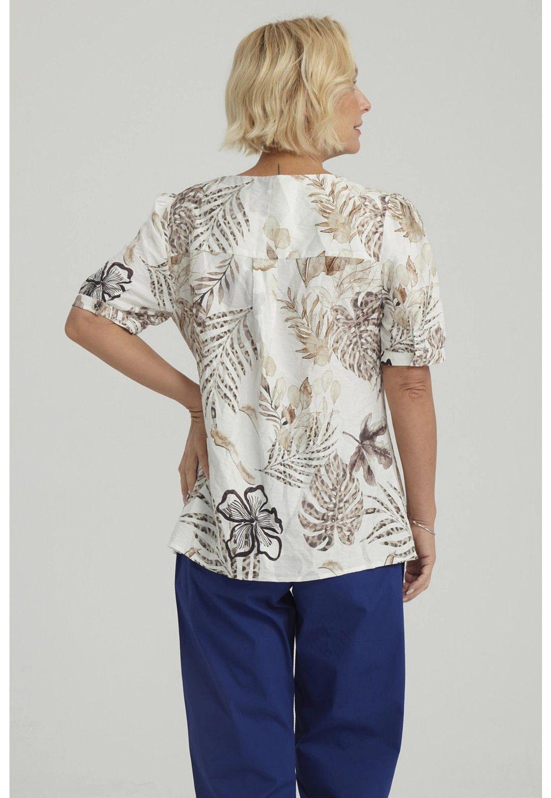 Blusa Mujer Rapport Crudo-2