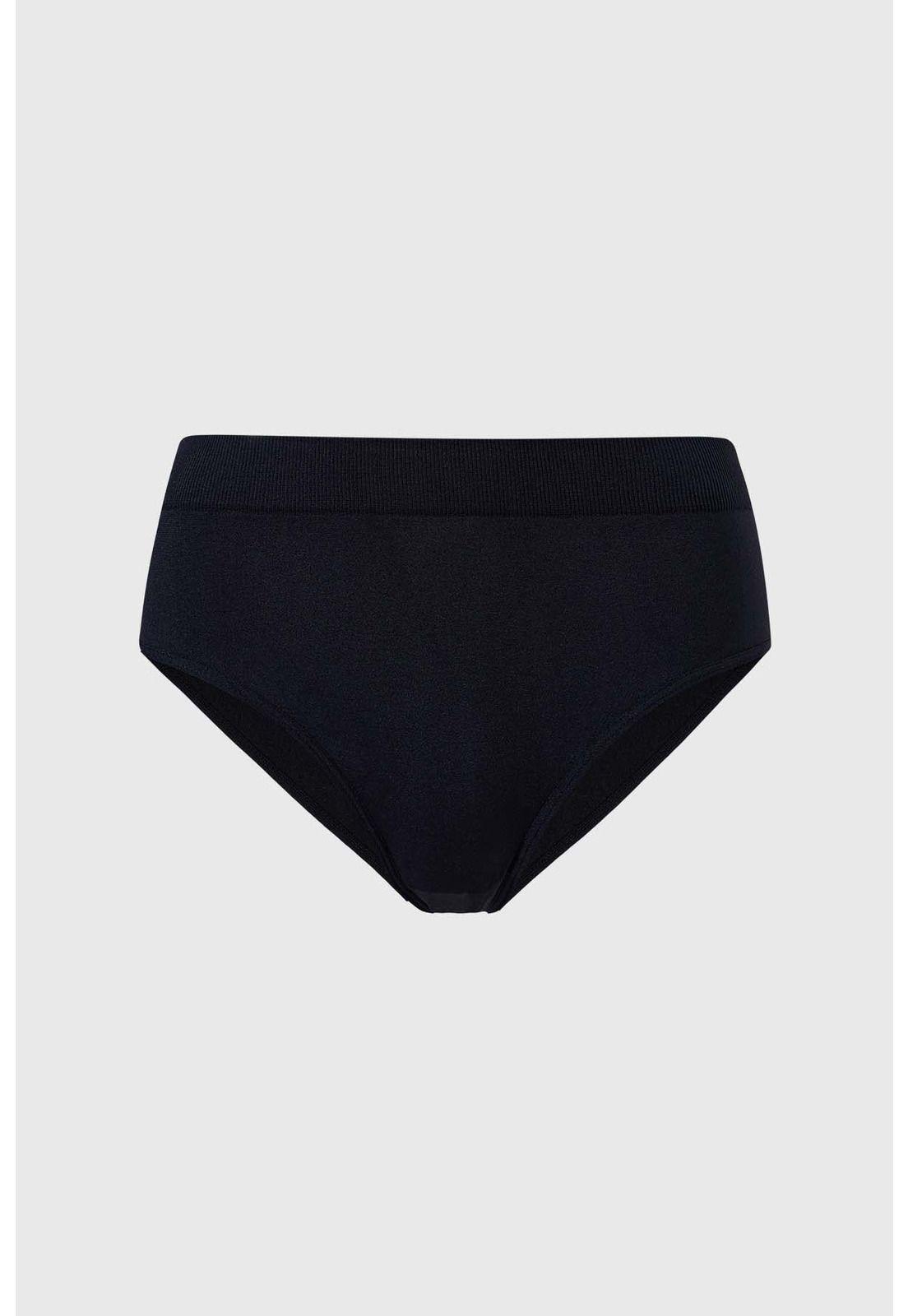 Calzón Mujer Pantaleta Liso Negro-0