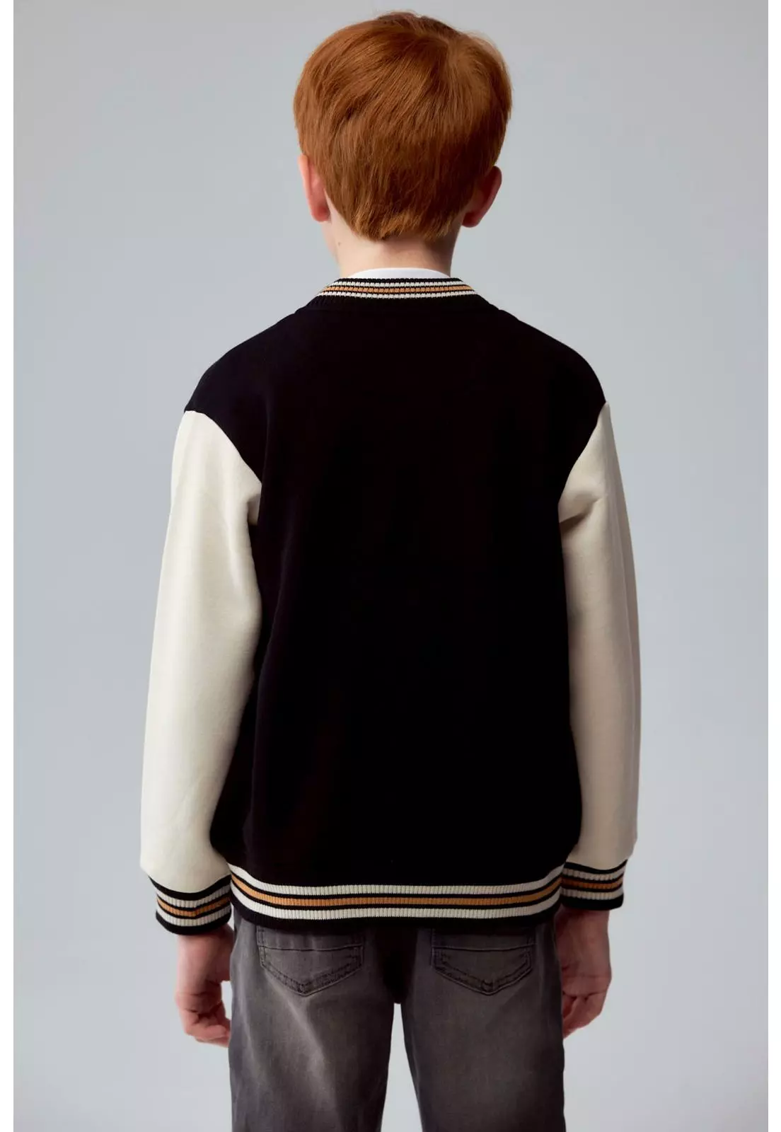 Chaqueta Niño Bomber Negro - V-1