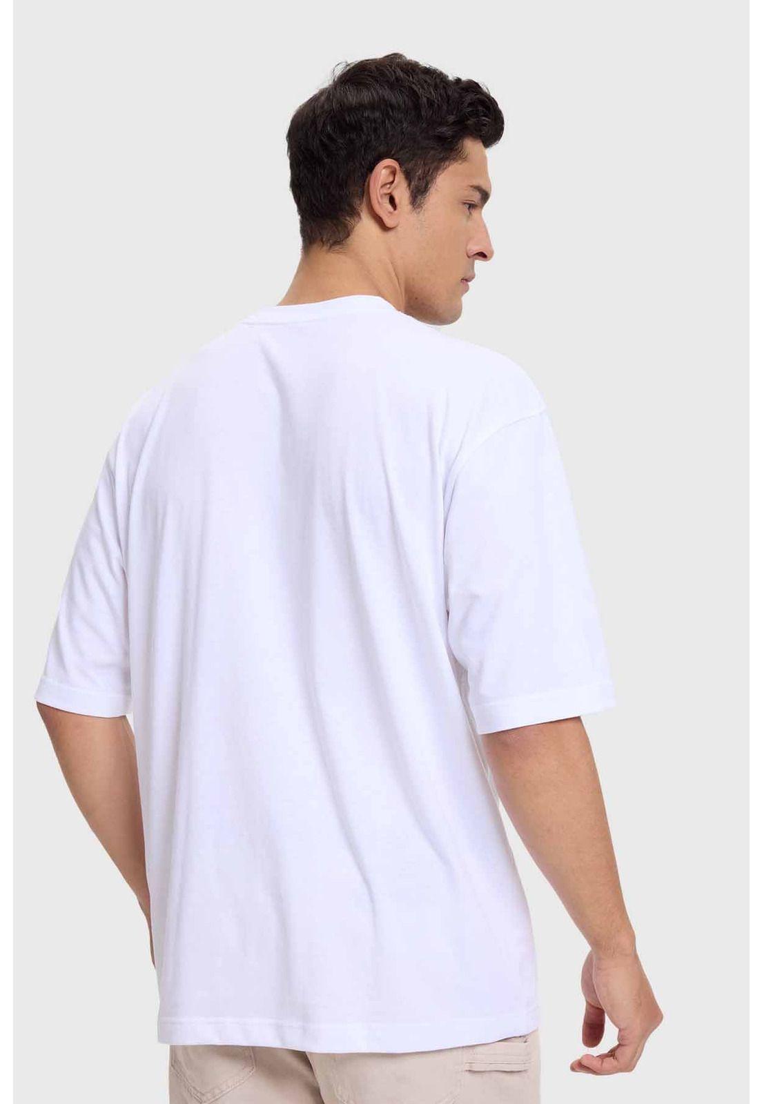 Polera Hombre Estampado Blanco - lll-2