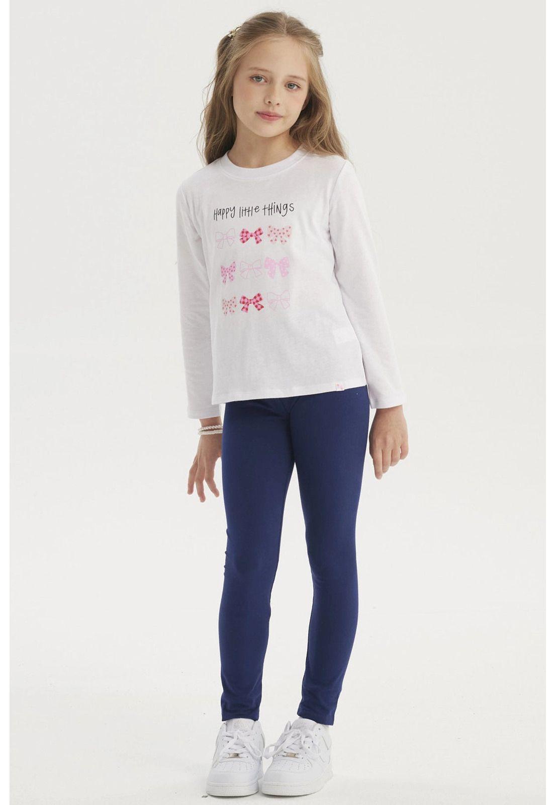 Polera Niña Básica Toddler Blanco-3