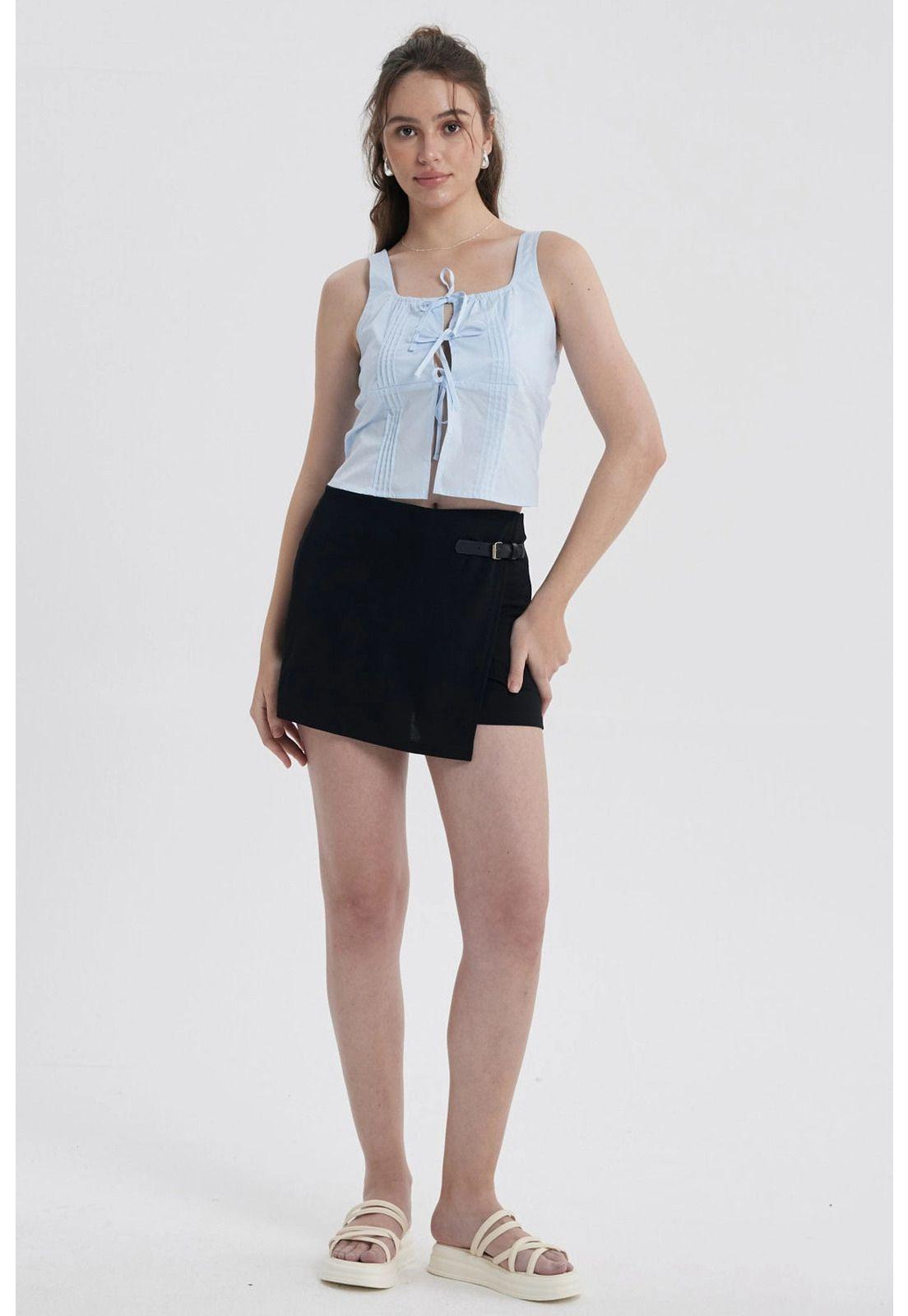 Blusa Mujer Lacitos Celeste-3