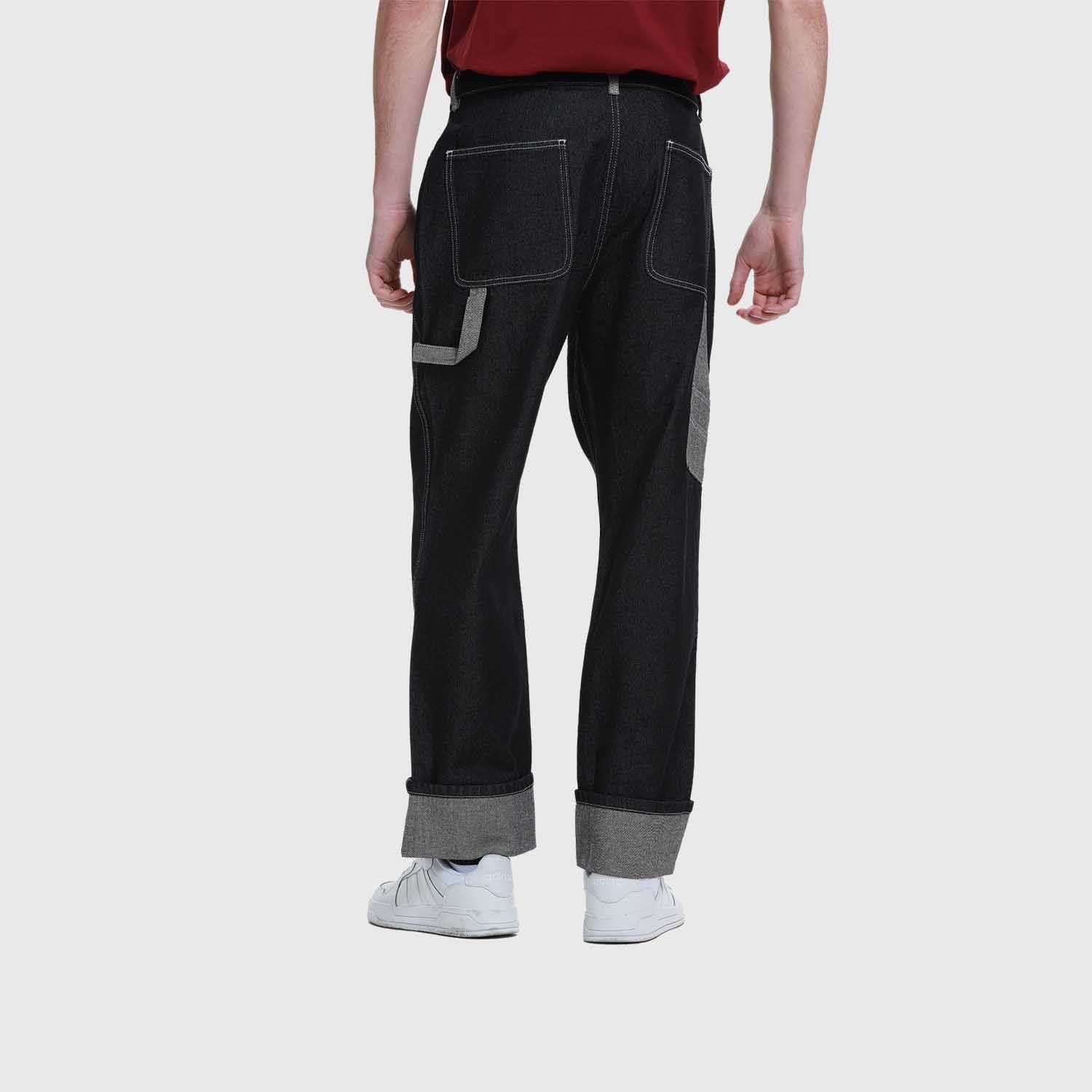 Jeans Hombre Contraste Negro-2