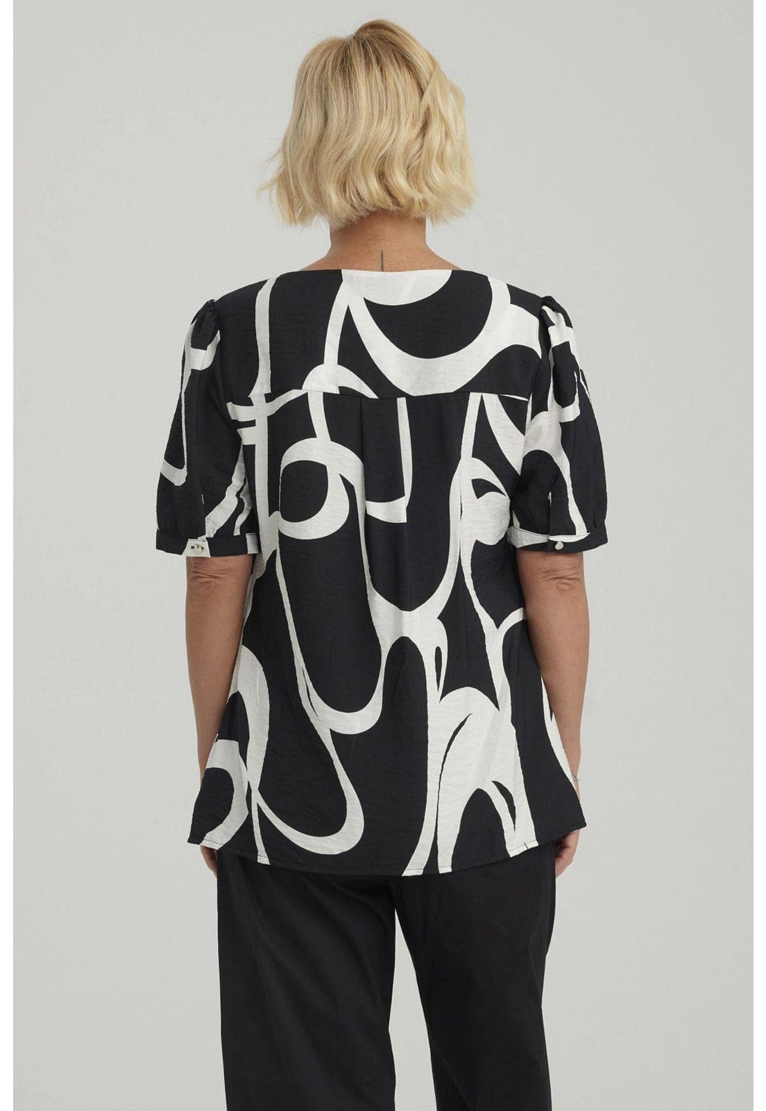 Blusa Mujer Rapport Negro - ll-2