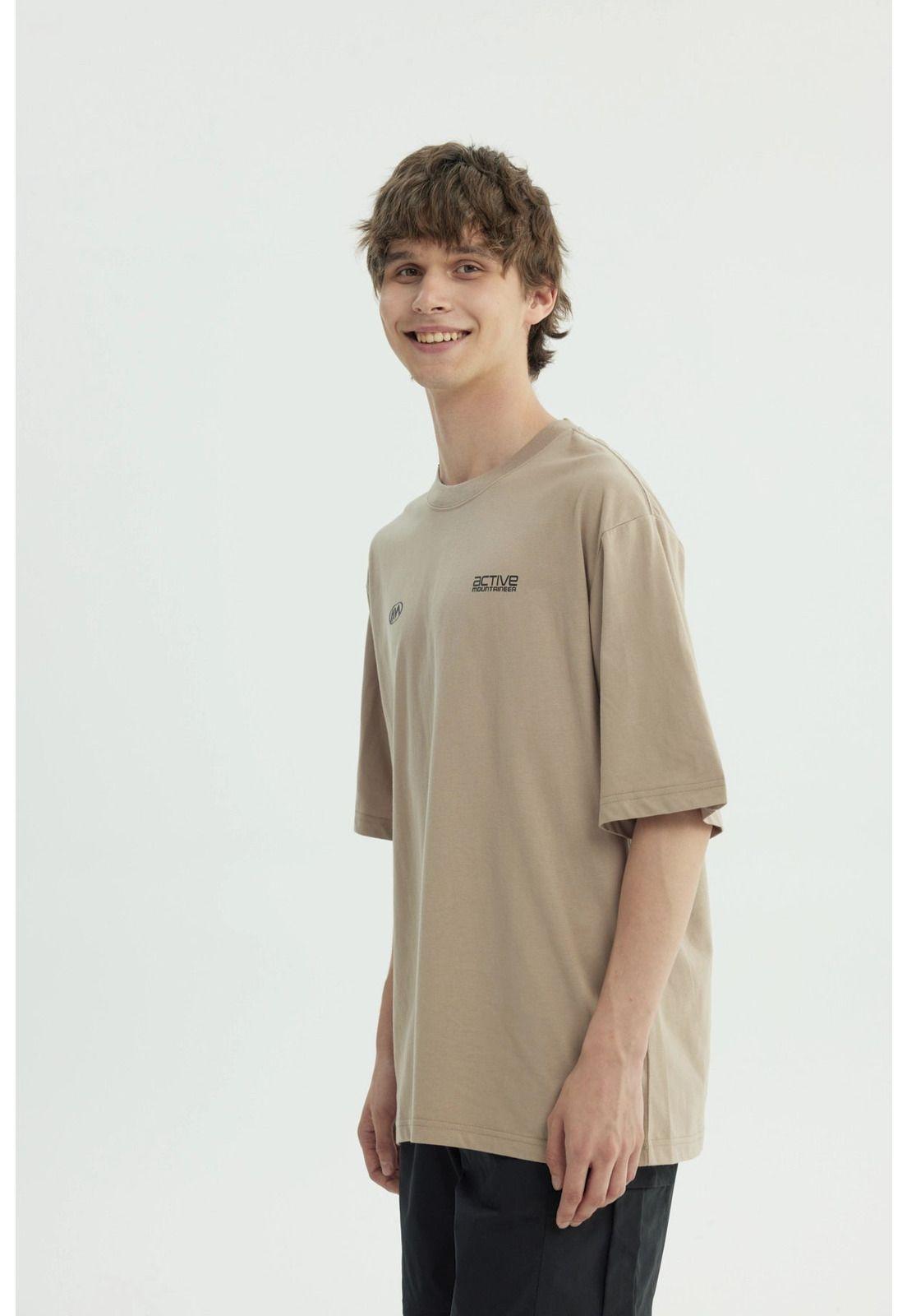 Polera Hombre Oversize Kaki-2