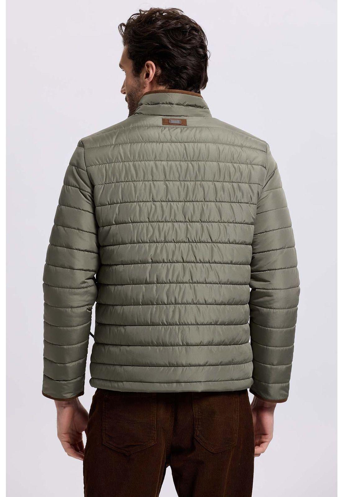 Parka Hombre Borde Antelina Verde Olivo-2