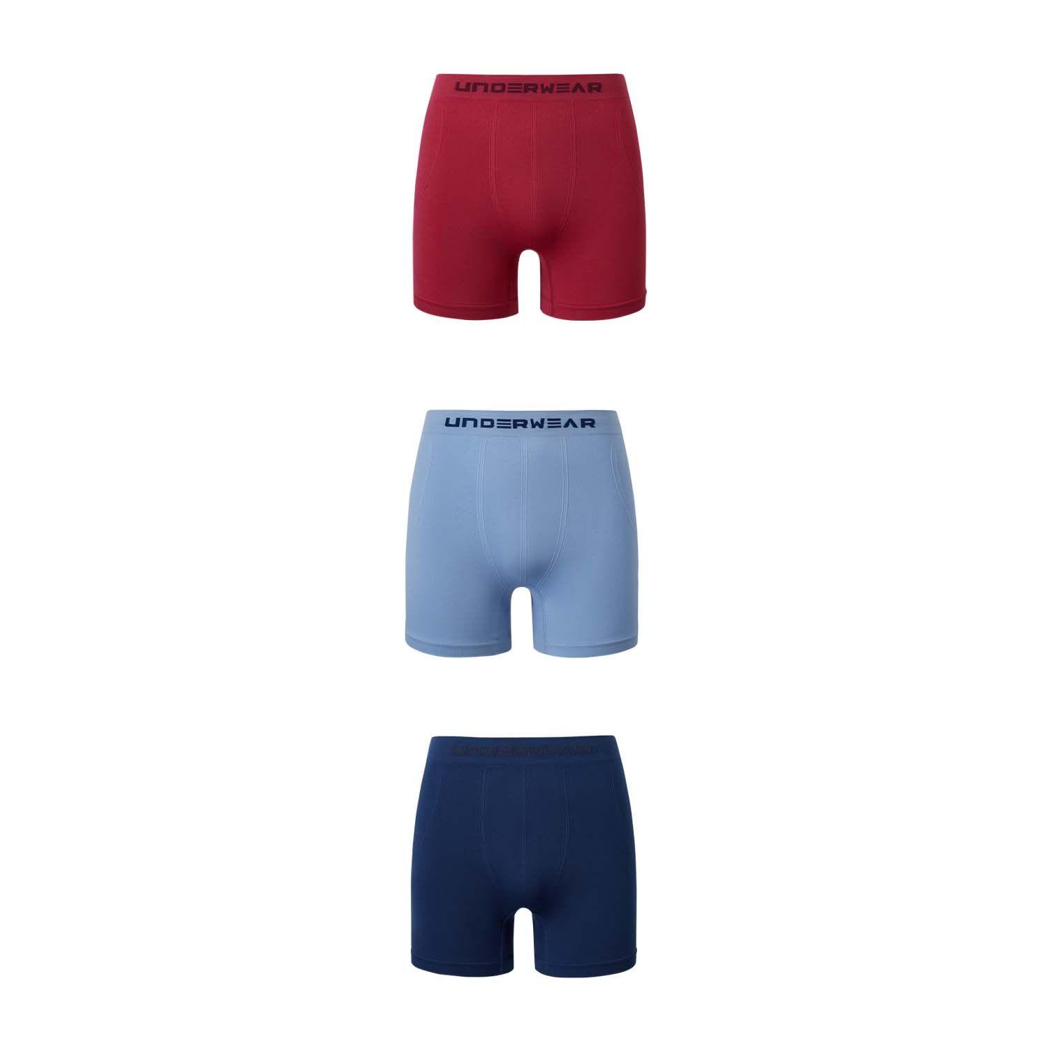 Boxer Hombre Tripack Medio Azul Piedra Fashions Park-0