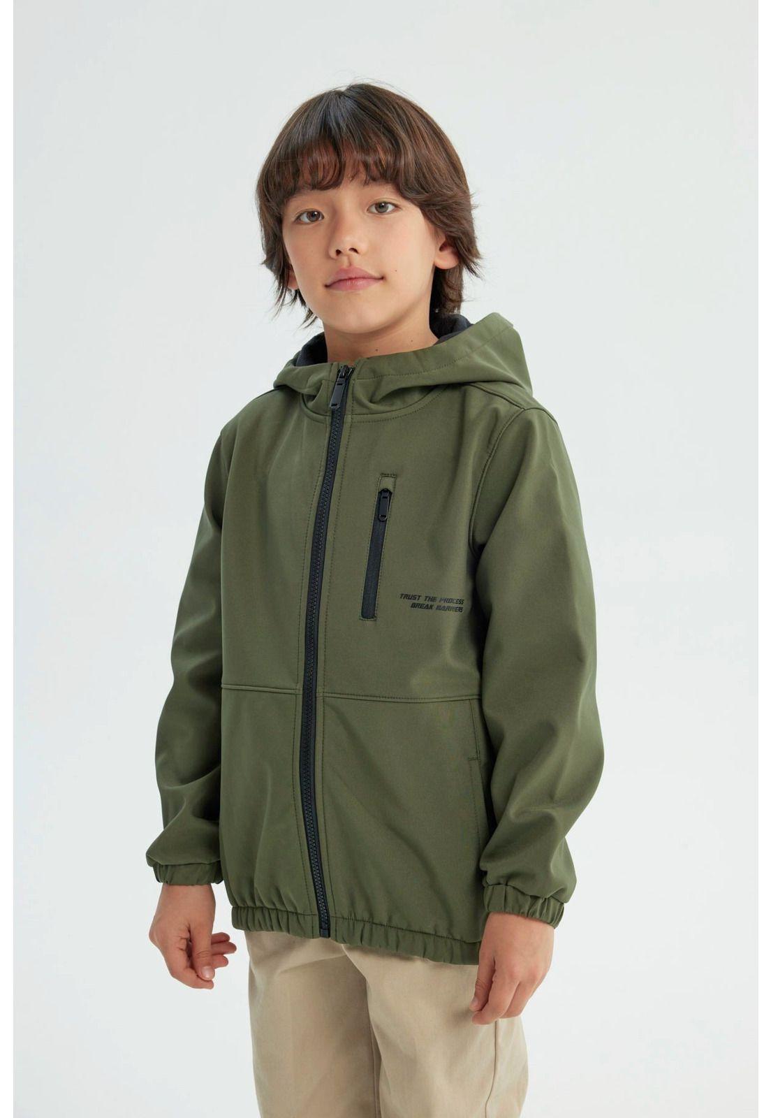 Chaqueta Niño Regular Verde Militar-1