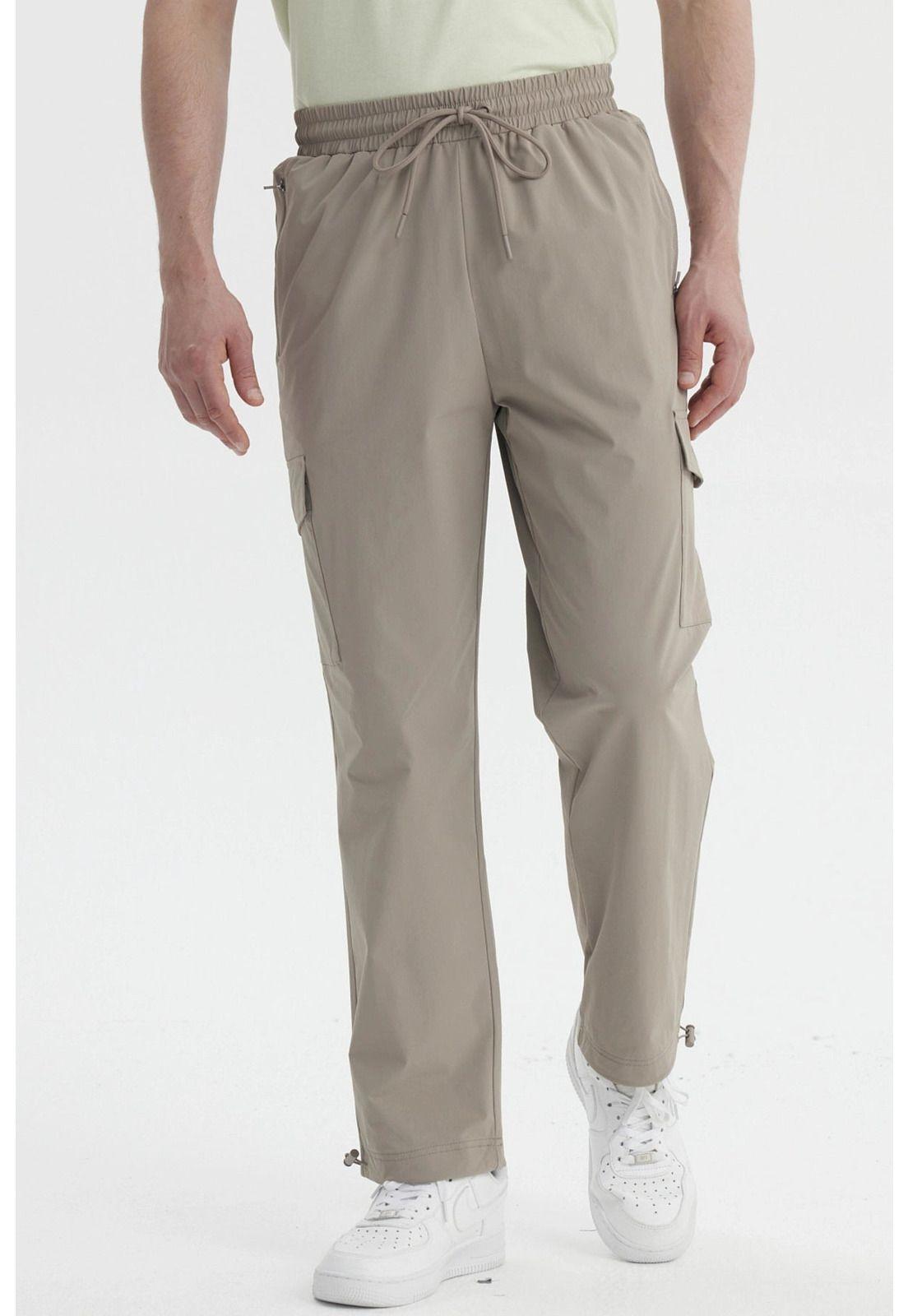 Pantalón Hombre Calce Recto Kaki-0