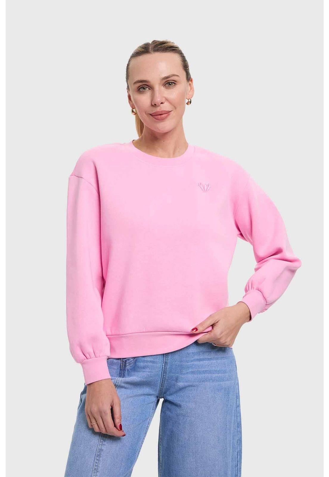 Polerón Mujer Rosado-0