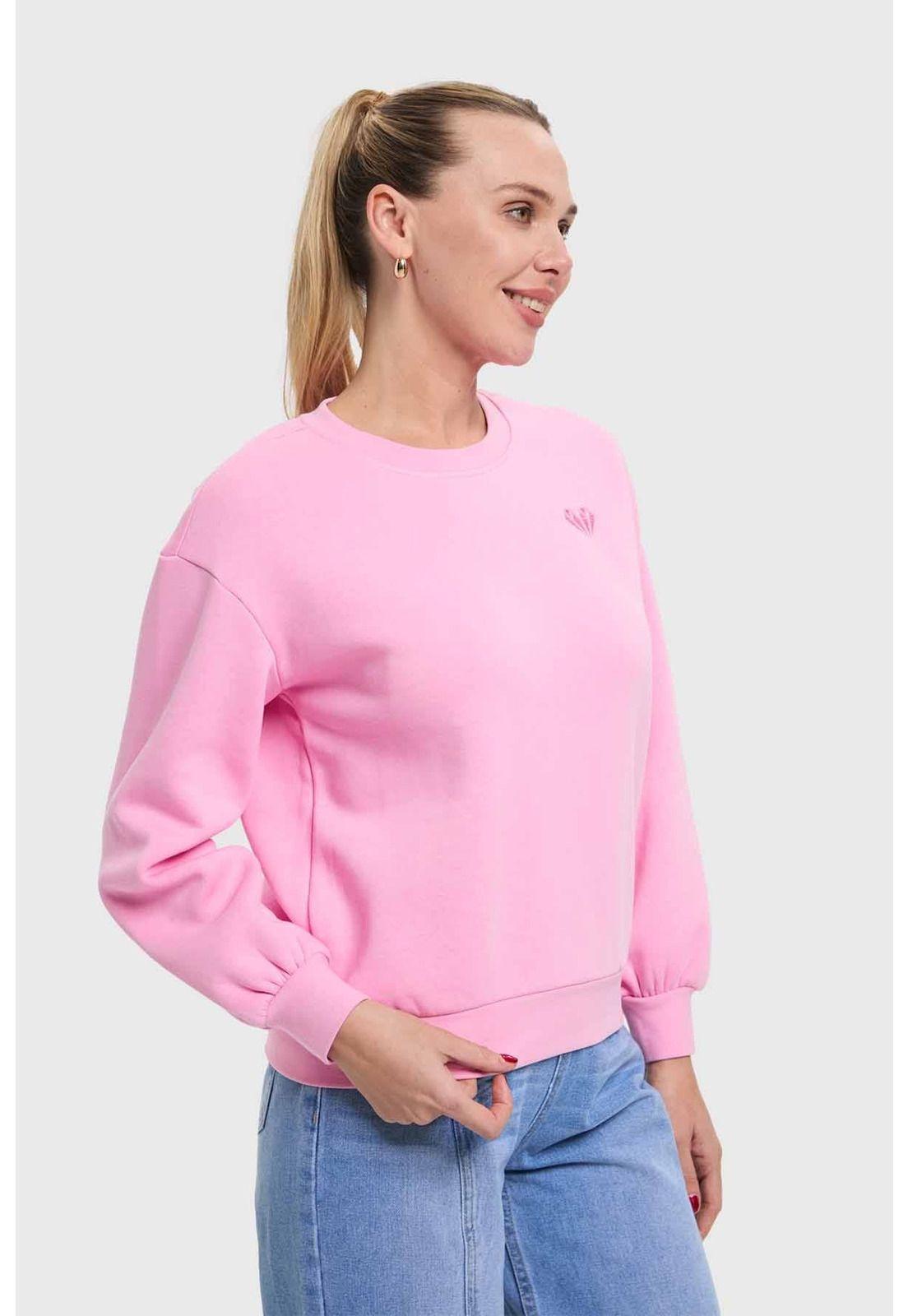 Polerón Mujer Rosado-1