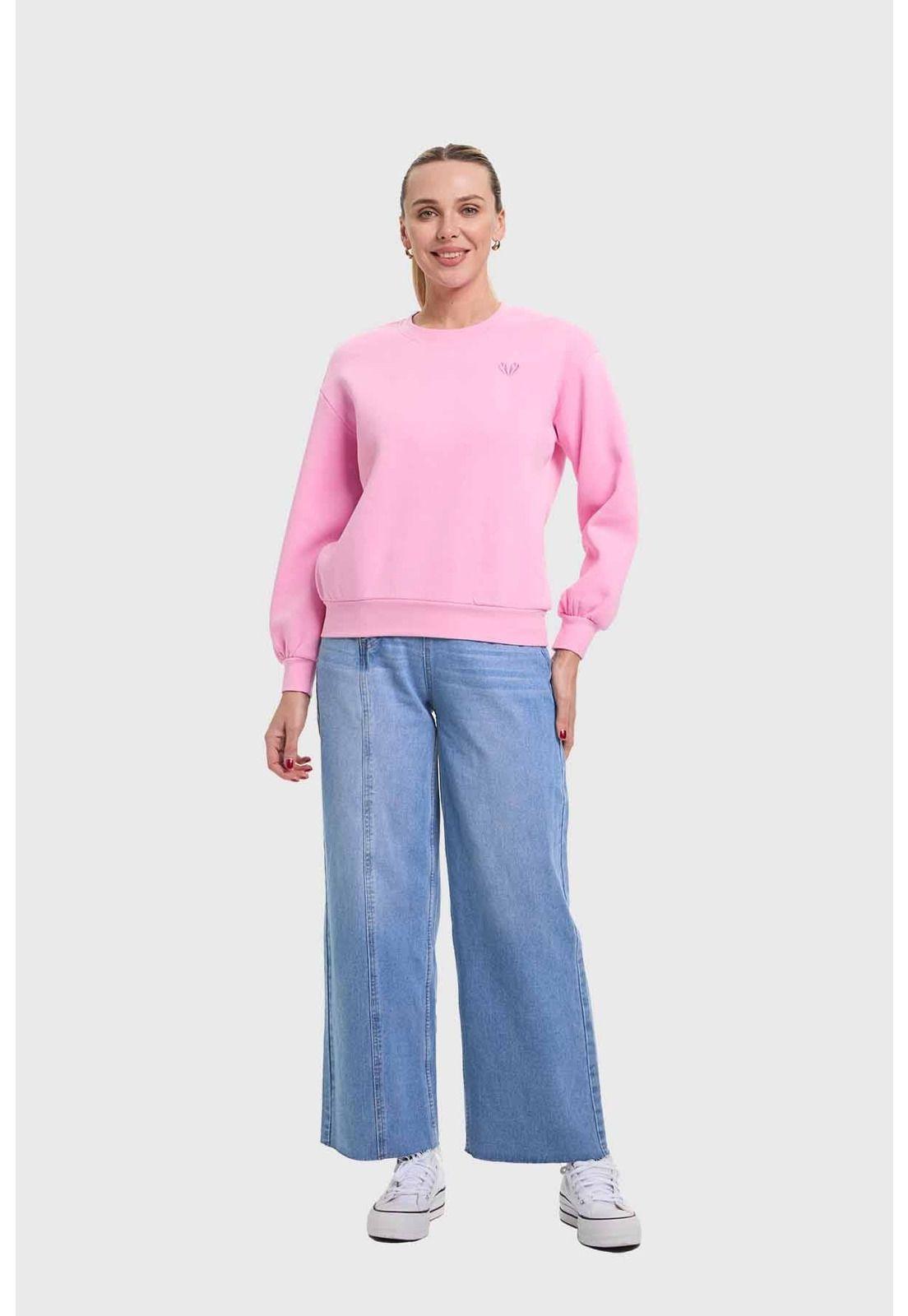 Polerón Mujer Rosado-3