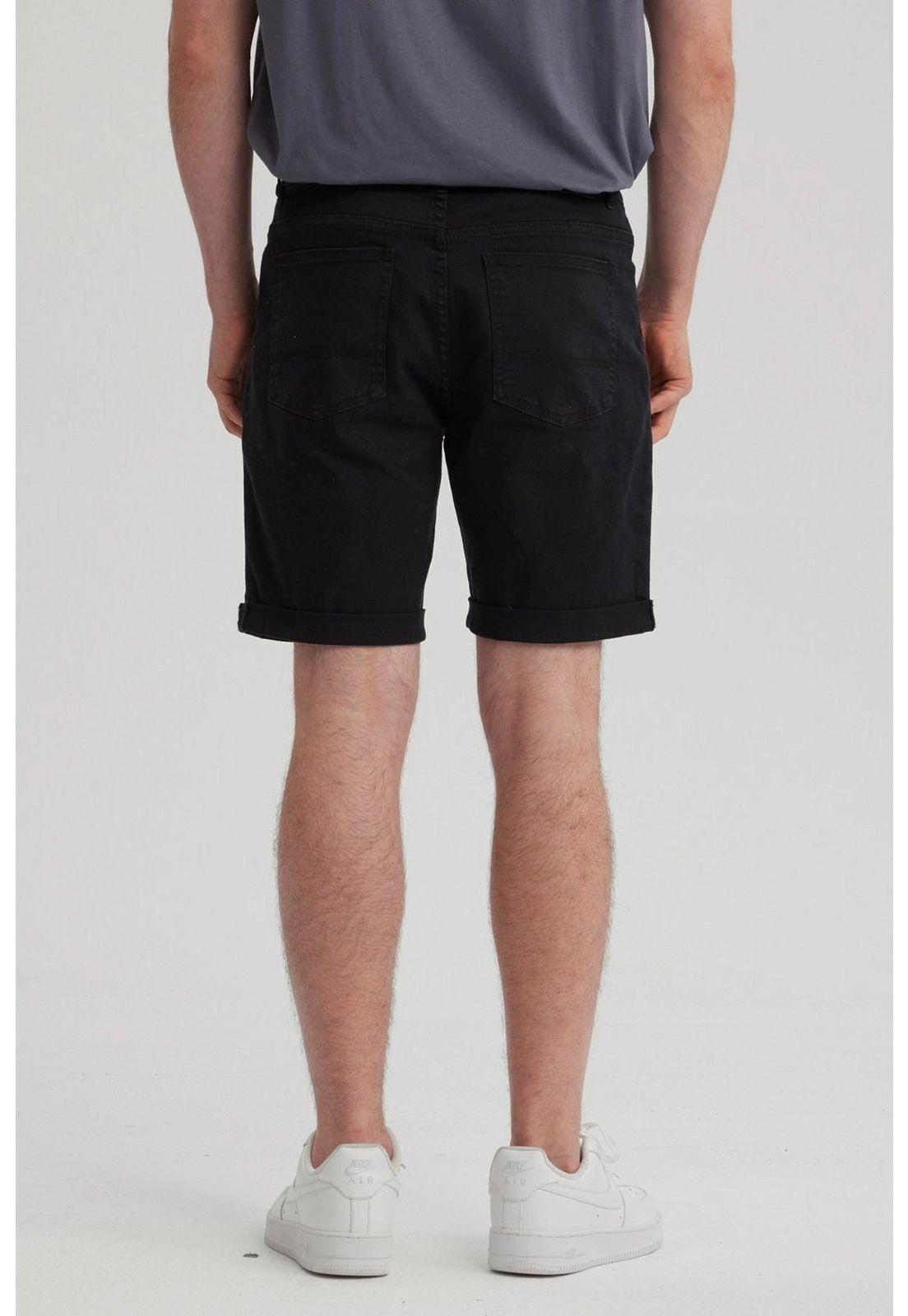 Bermuda Hombre Color Negro-2