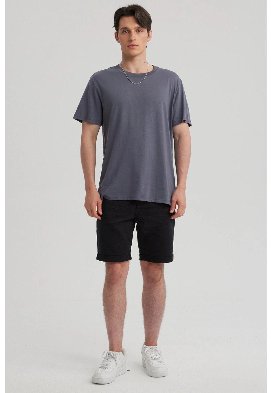 Bermuda Hombre Color Negro-7