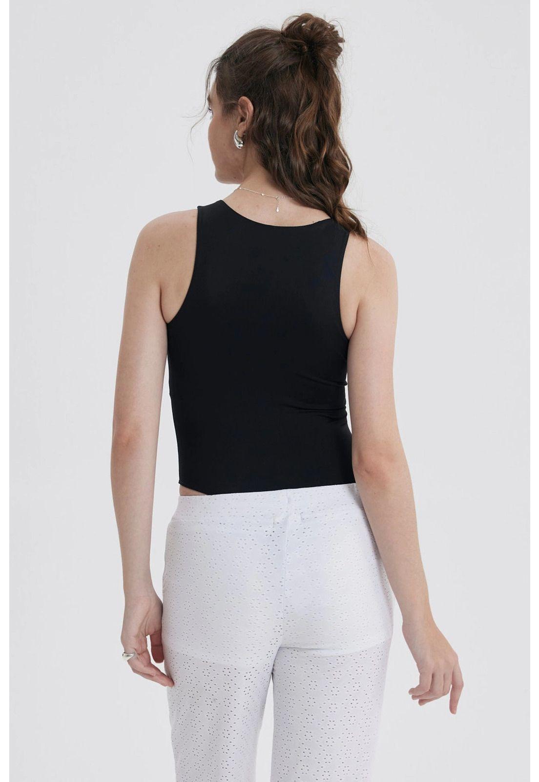 Polera Mujer Body Basic Negro-2