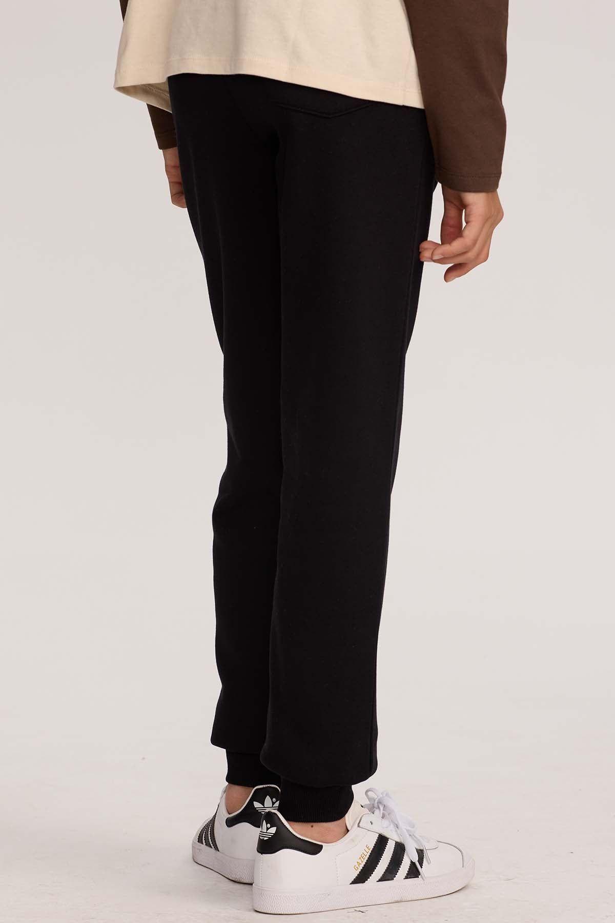 Pantalón Buzo Niño Bipack Teens  Negro-7