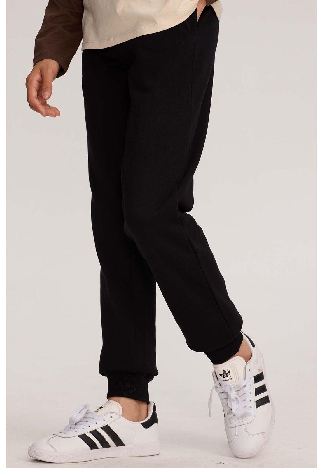 Pantalón Buzo Niño Bipack Teens Negro-2