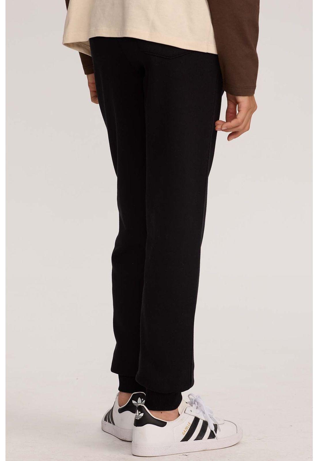 Pantalón Buzo Niño Bipack Teens Negro-7