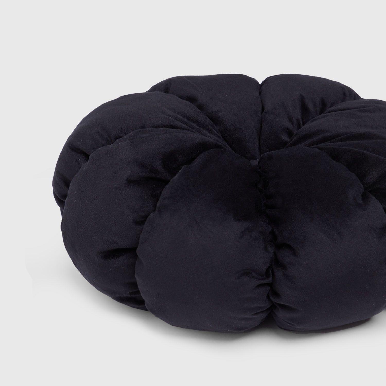 Cojín Flor Negro Unisex-2