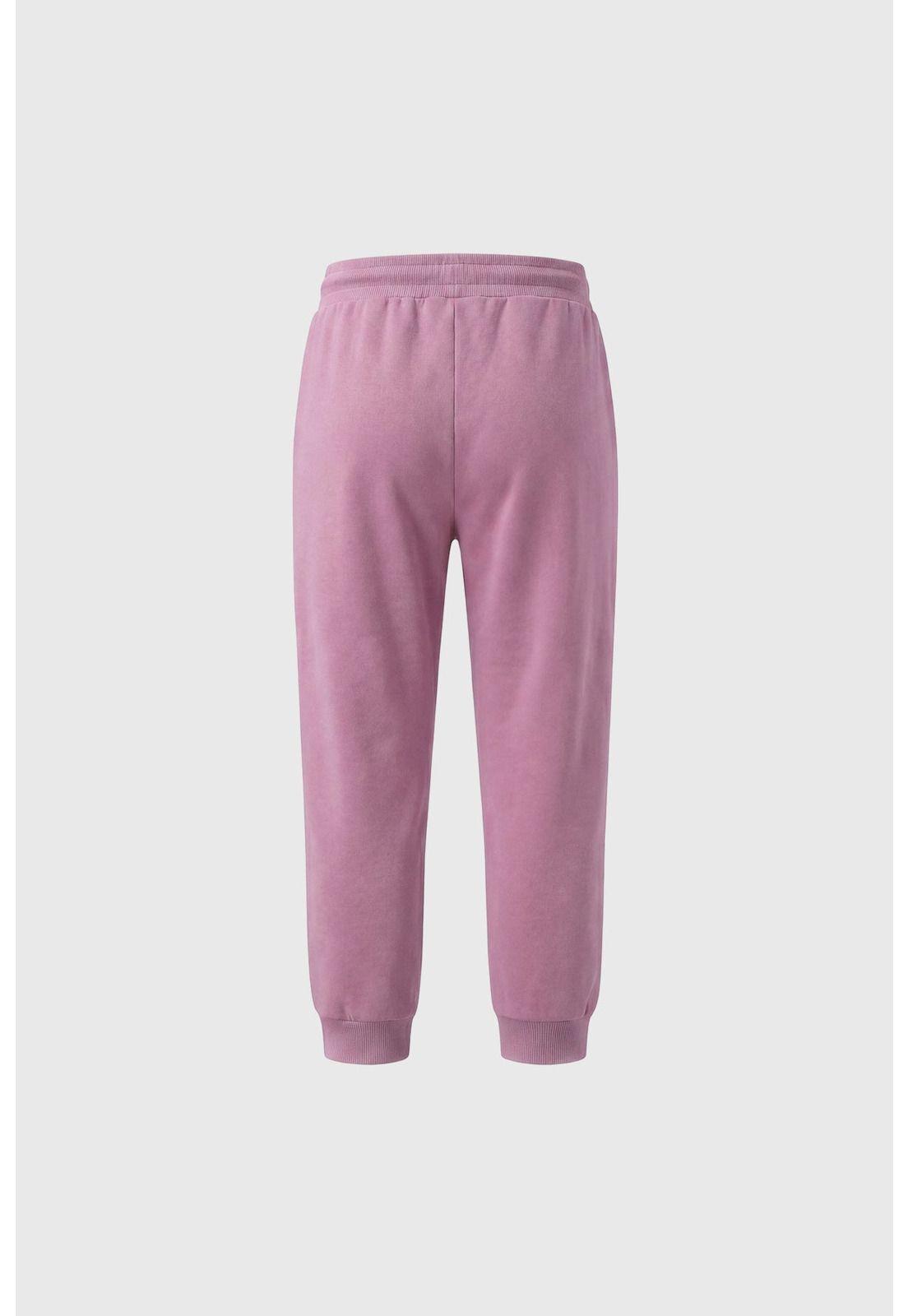 Pantalón Buzo Niña Slim Negro - ll-3