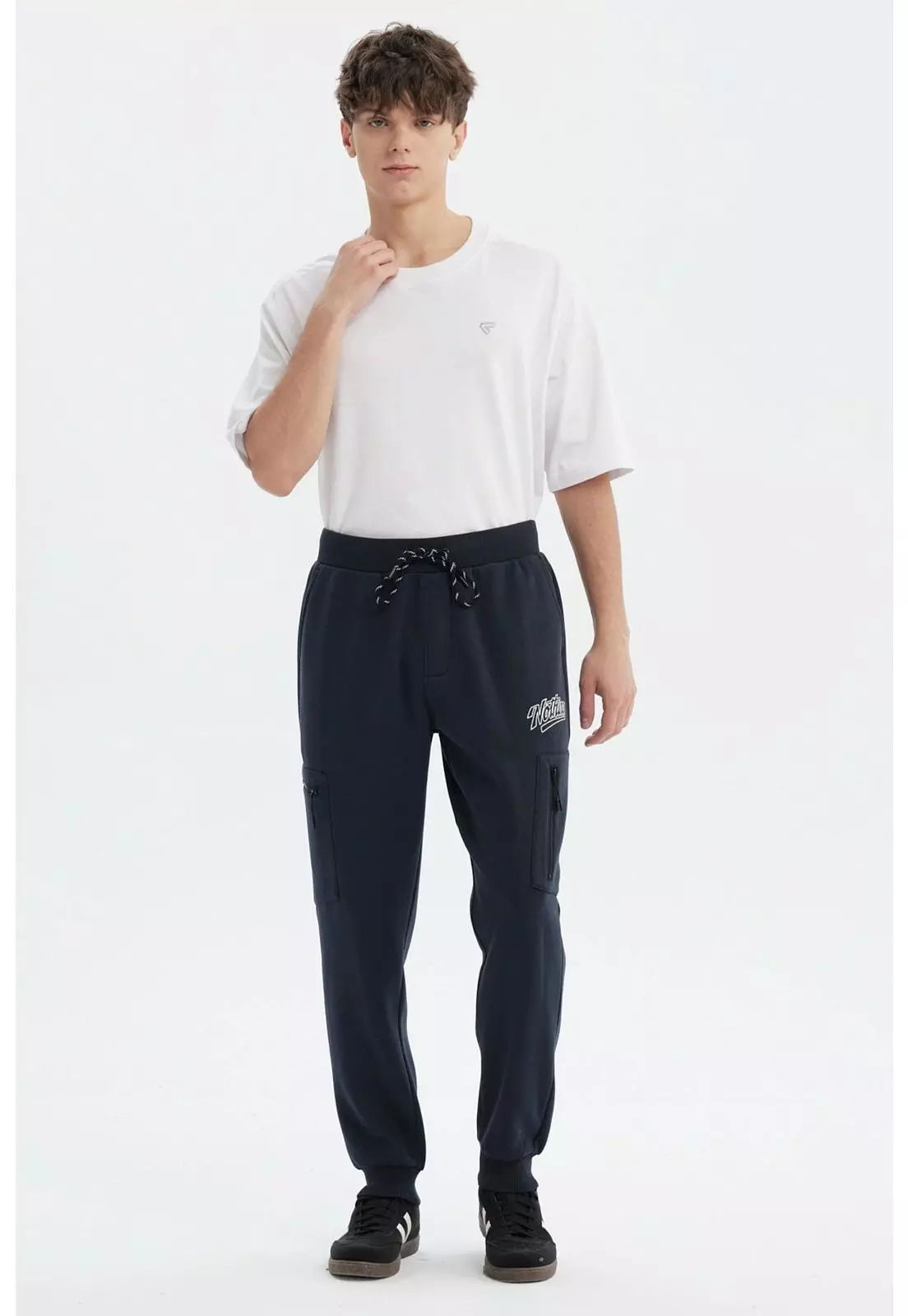 Pantalón Buzo Hombre Pitillo Marengo - ll-3