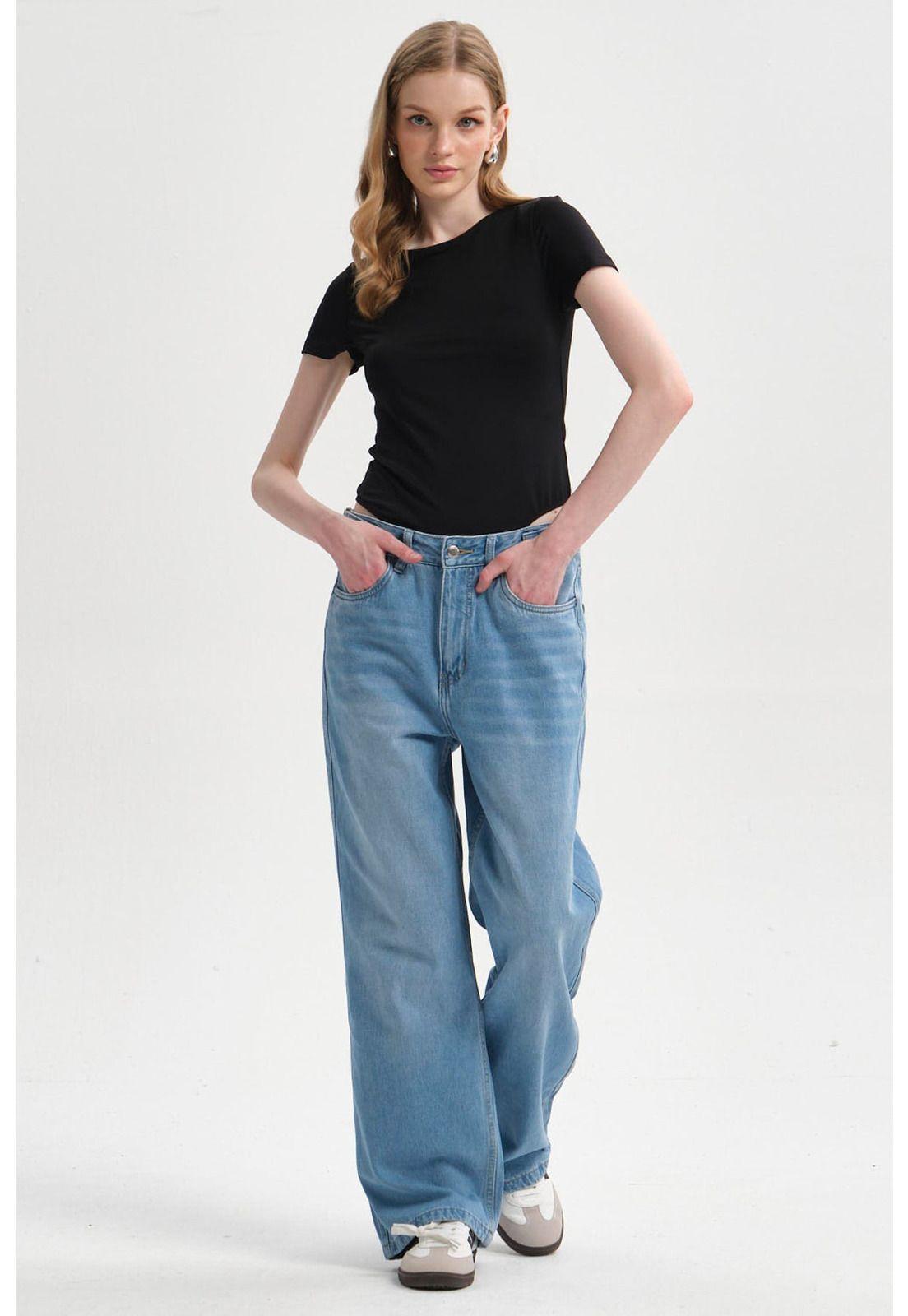 Polera Mujer Body Liso Negro-3