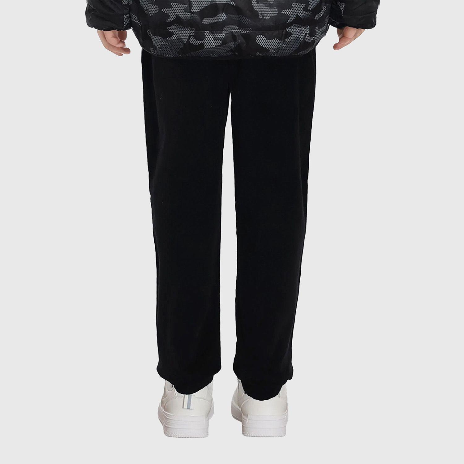 Pantalón Niño Jogger Cotelé Negro-1