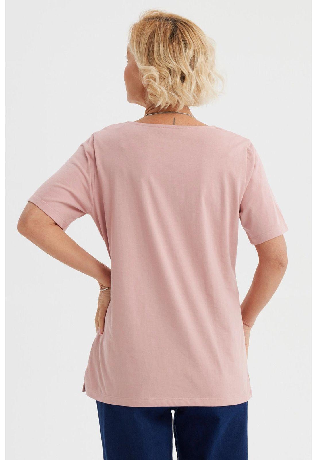 Polera Mujer Macramé Palo Rosa-2